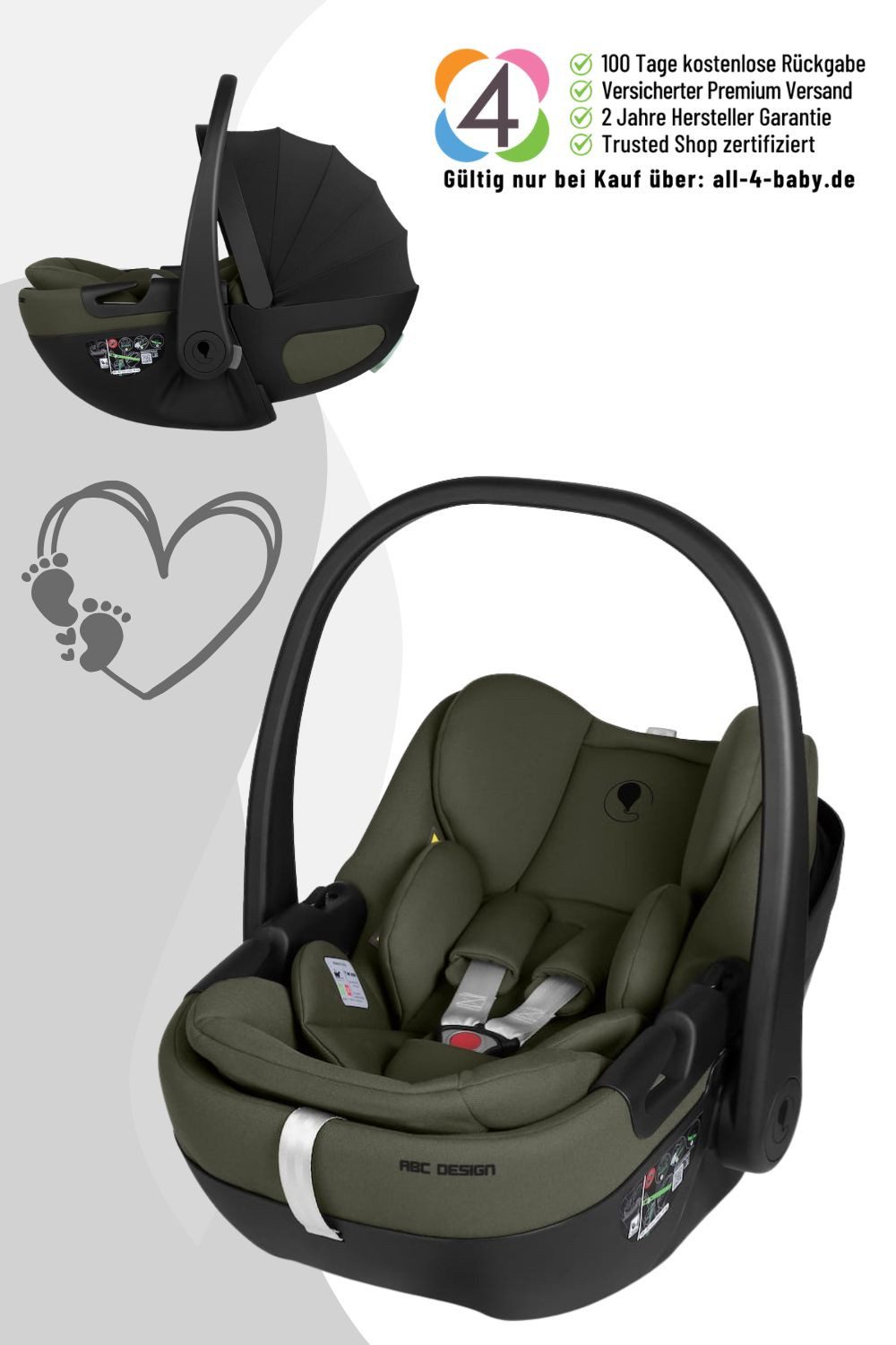 ABC Design Babyschale Calla i-Size Babyschale / 0 bis ca. 13 kg