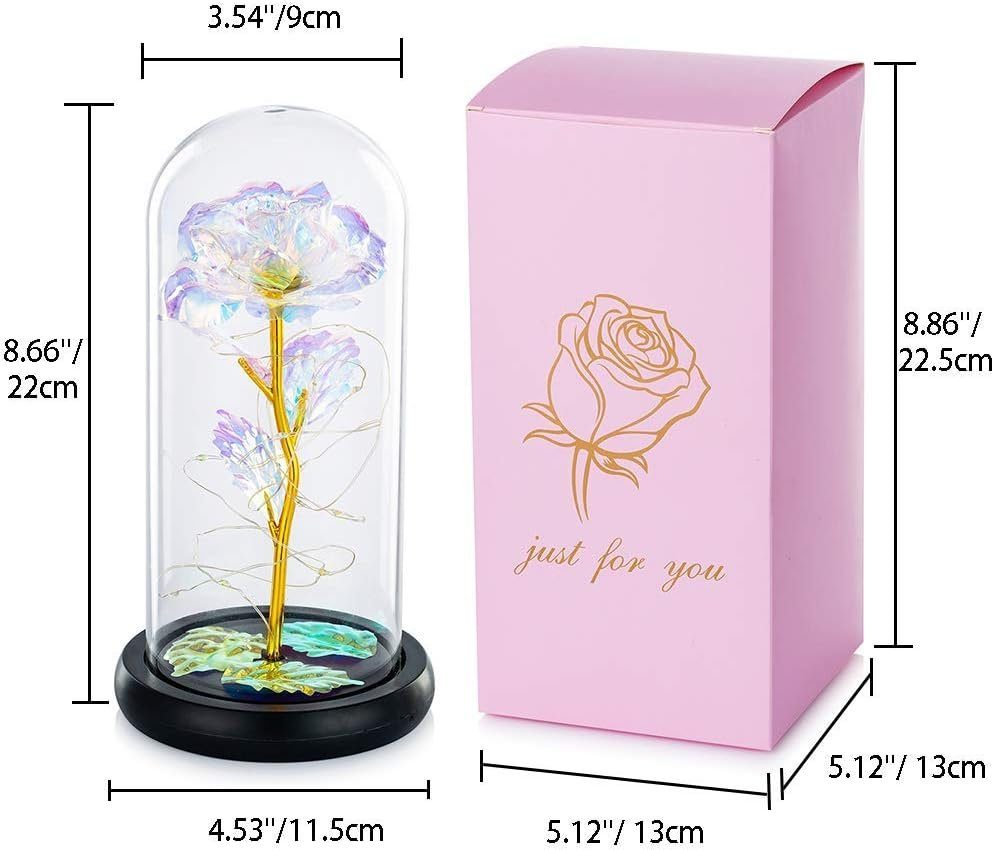 GOLDEN LED Dekofigur Das Biest Rose günstig online kaufen