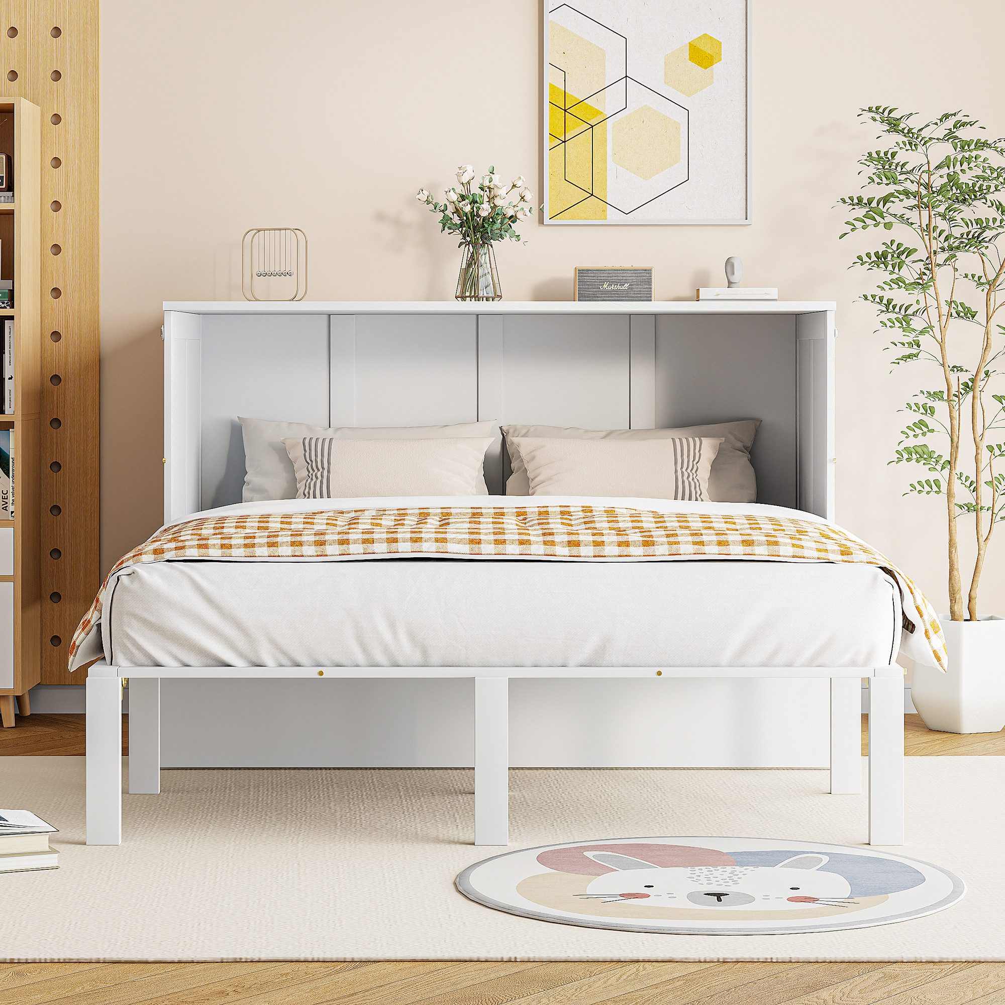 Flieks Schrankbett Holzbett Doppelbett Klappbett 140x200cm günstig online kaufen