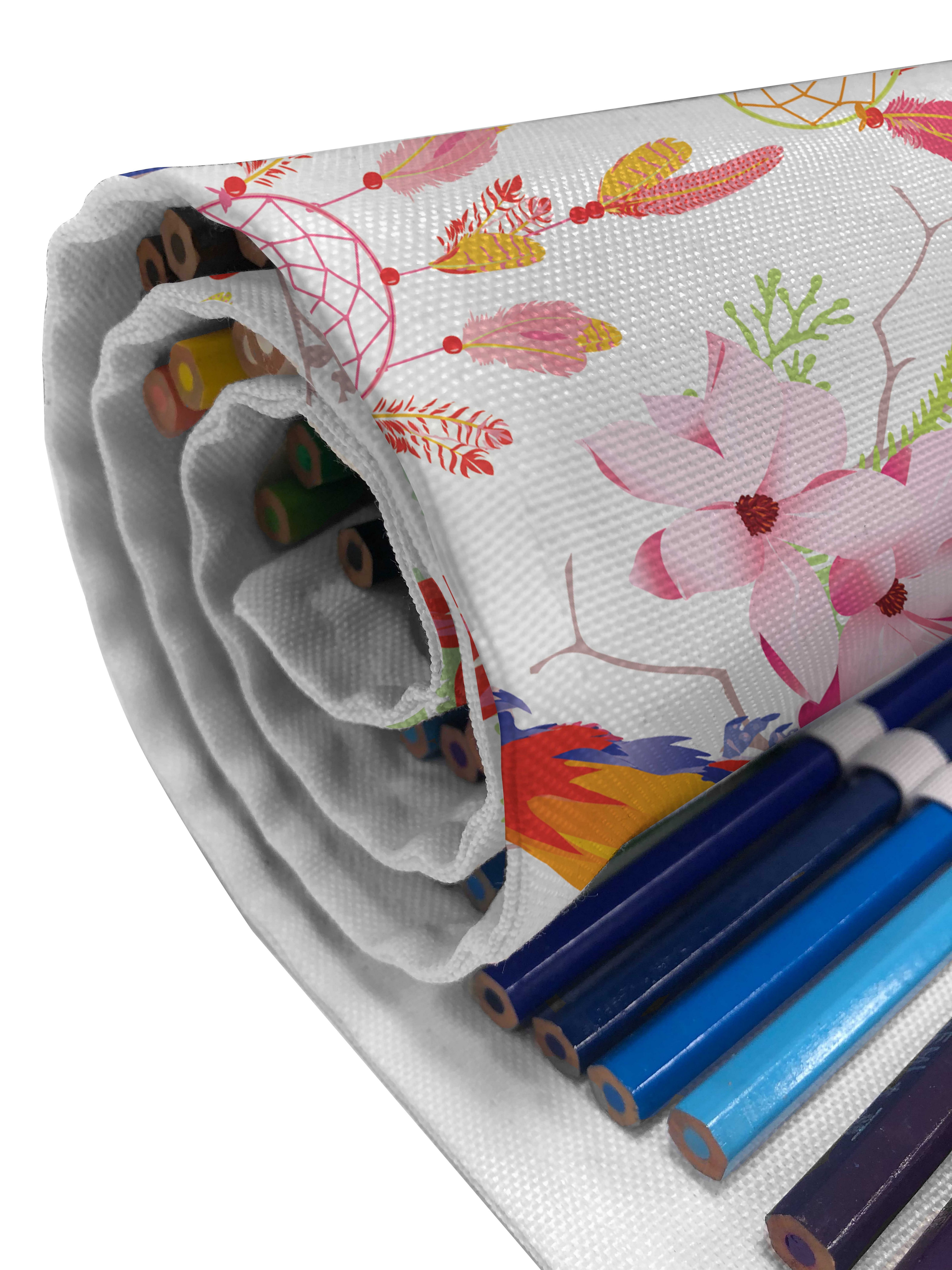 Abakuhaus Federmäppchen langlebig und tragbar Segeltuch Stiftablage Organizer, Papagei Urwalds