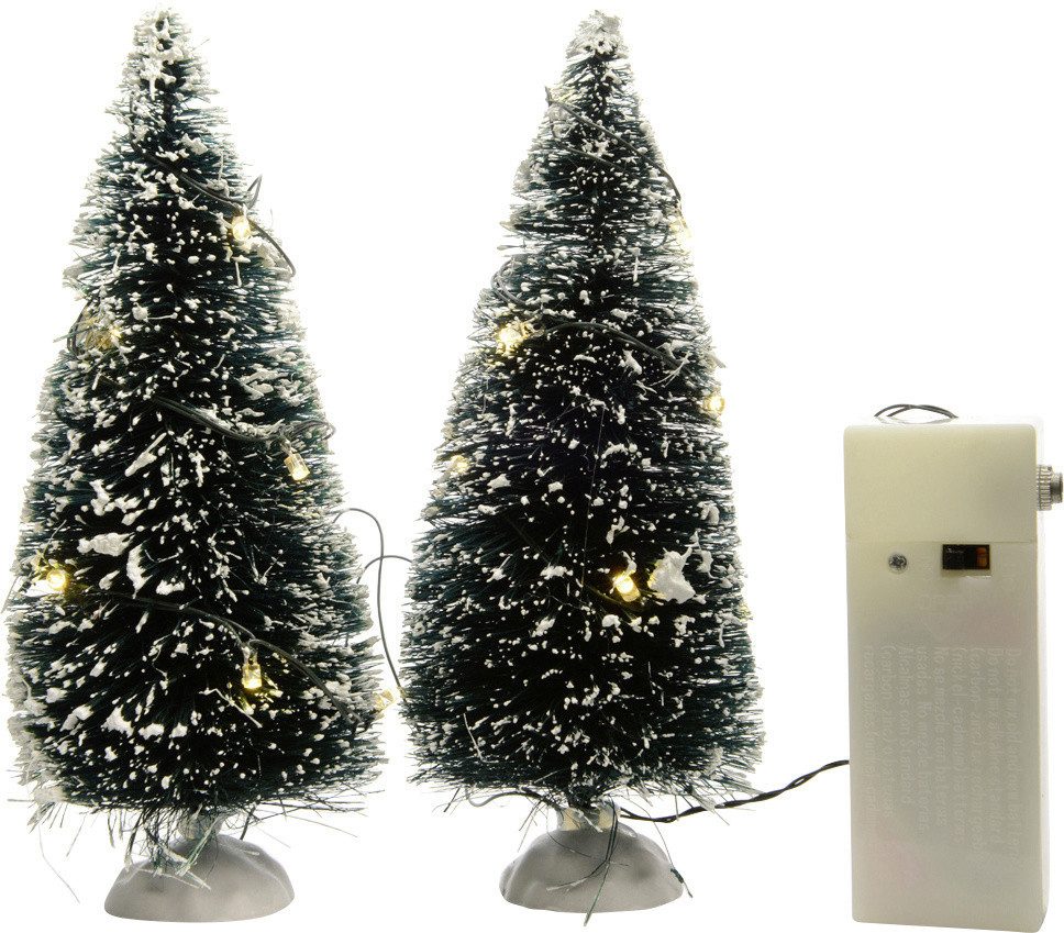 Kaemingk Dekofigur Kaemingk LED Kieferbäume 6,3 x 6,3 x 15 cm grün 2