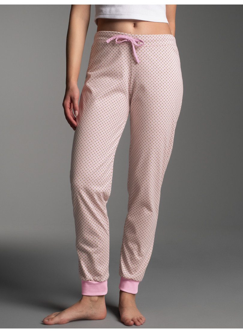Trigema Schlafanzug TRIGEMA Schlafanzughose mit Retromuster (1 tlg)