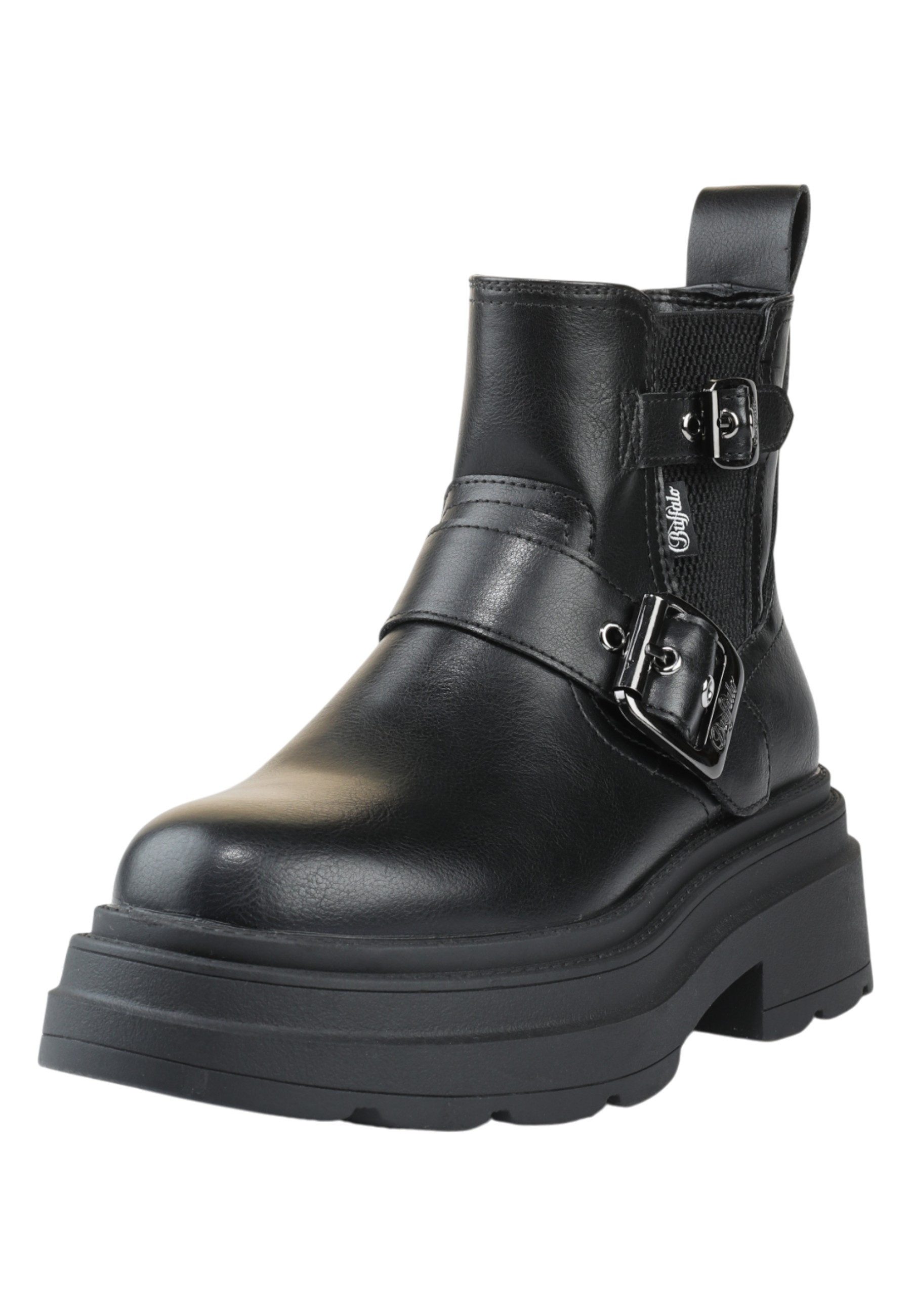 Buffalo PD00016426 Mars Chelsea Biker Black Stiefelette – Bild 2 von 5