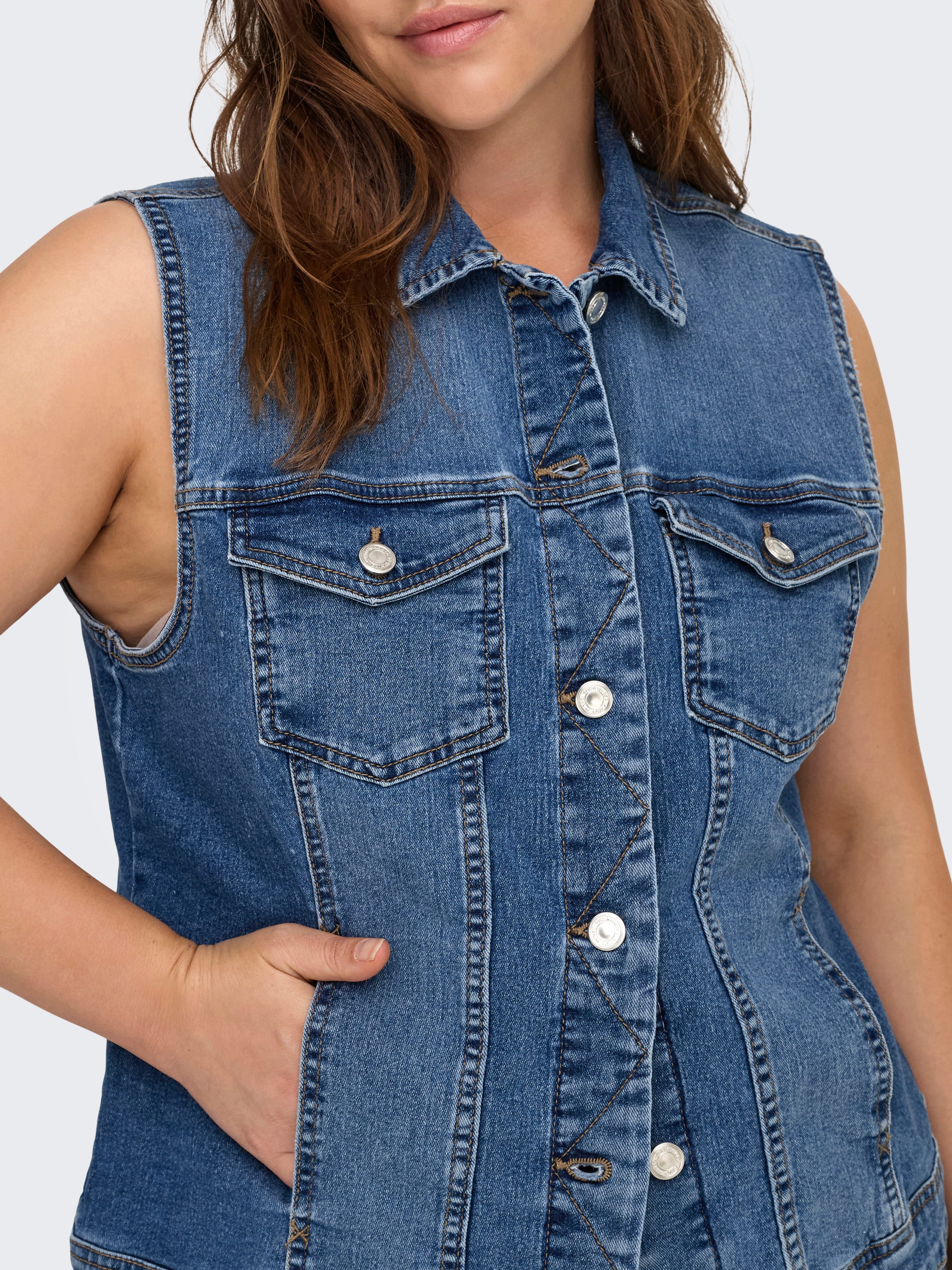 ONLY CARMAKOMA Jeansweste CARWESPA WEST DNM PIM619 NOOS