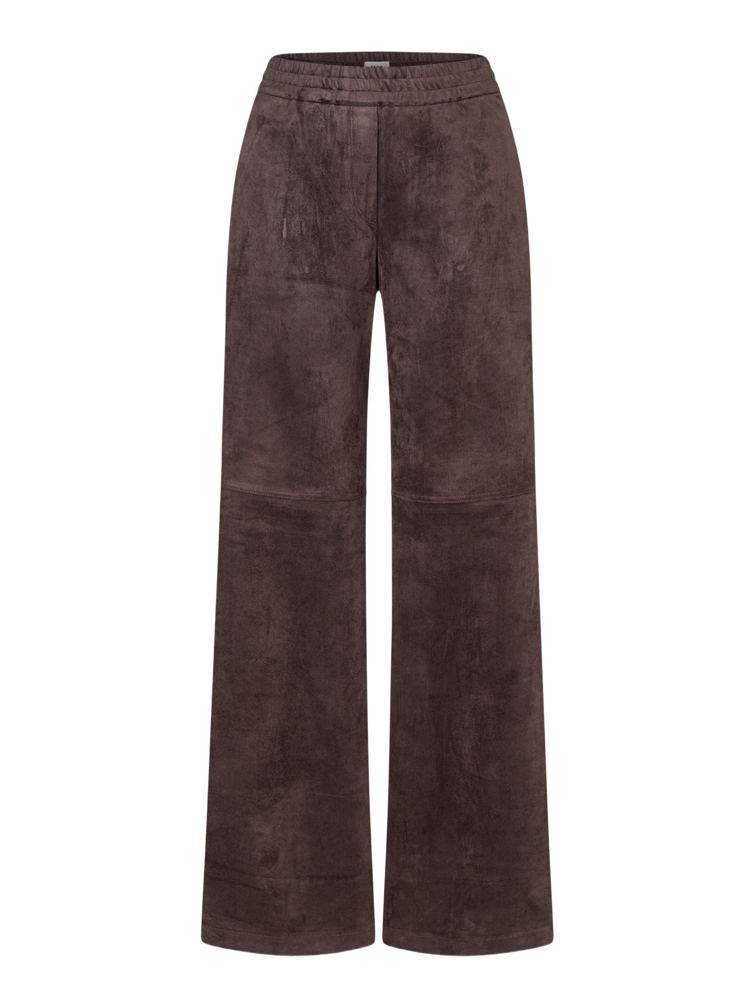 MAC Stretch-Hose braun,Casual,Polyester,Unifarben,Wide Leg,Mittel