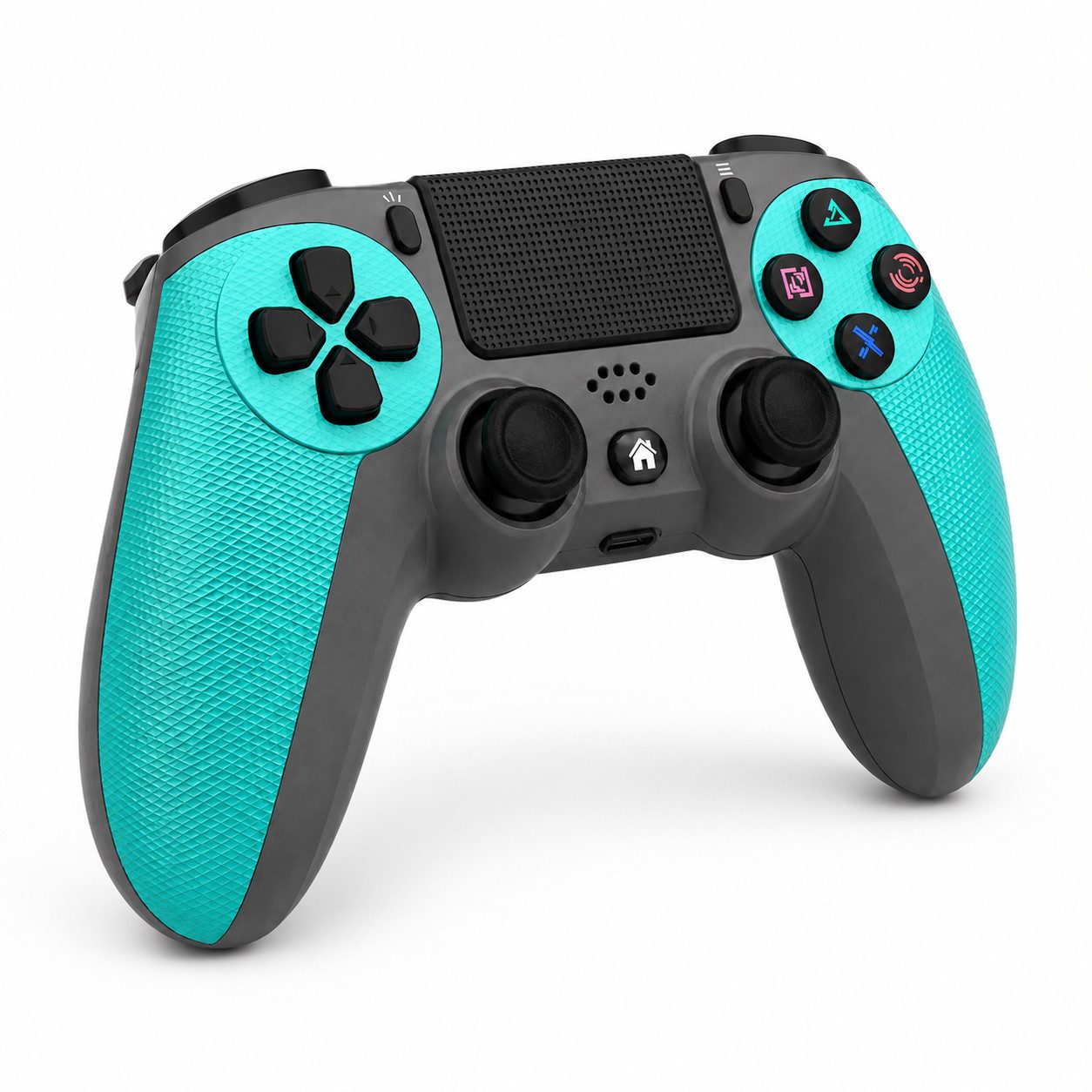 Luckice Gamecontroller, PS4 Controller, Dualshock,Wireless PC-Controller Gamepad (Set, 1 St., 6-Achsen-Gyrosensor Doppelvibration Share-Funktion integrierter)