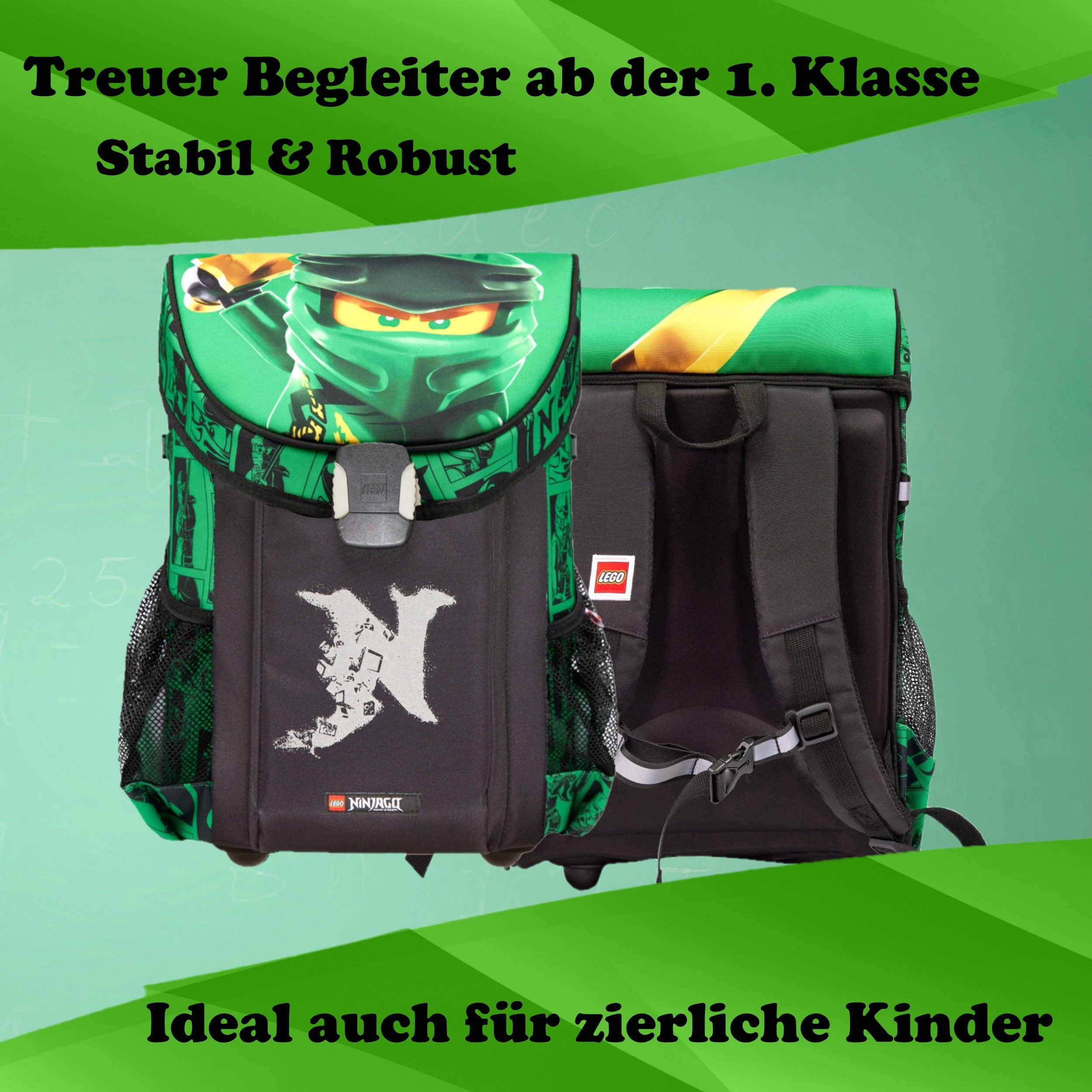 LEGO® Bags Schulranzen Lego Ninjago Einschulungs-Set "Easy" mit Sporttasche und Schultüte (Set, 10-tlg., mit Dose, Flasche, Sporttasche und Schultüte 85cm), ab  – Bild 4 von 5