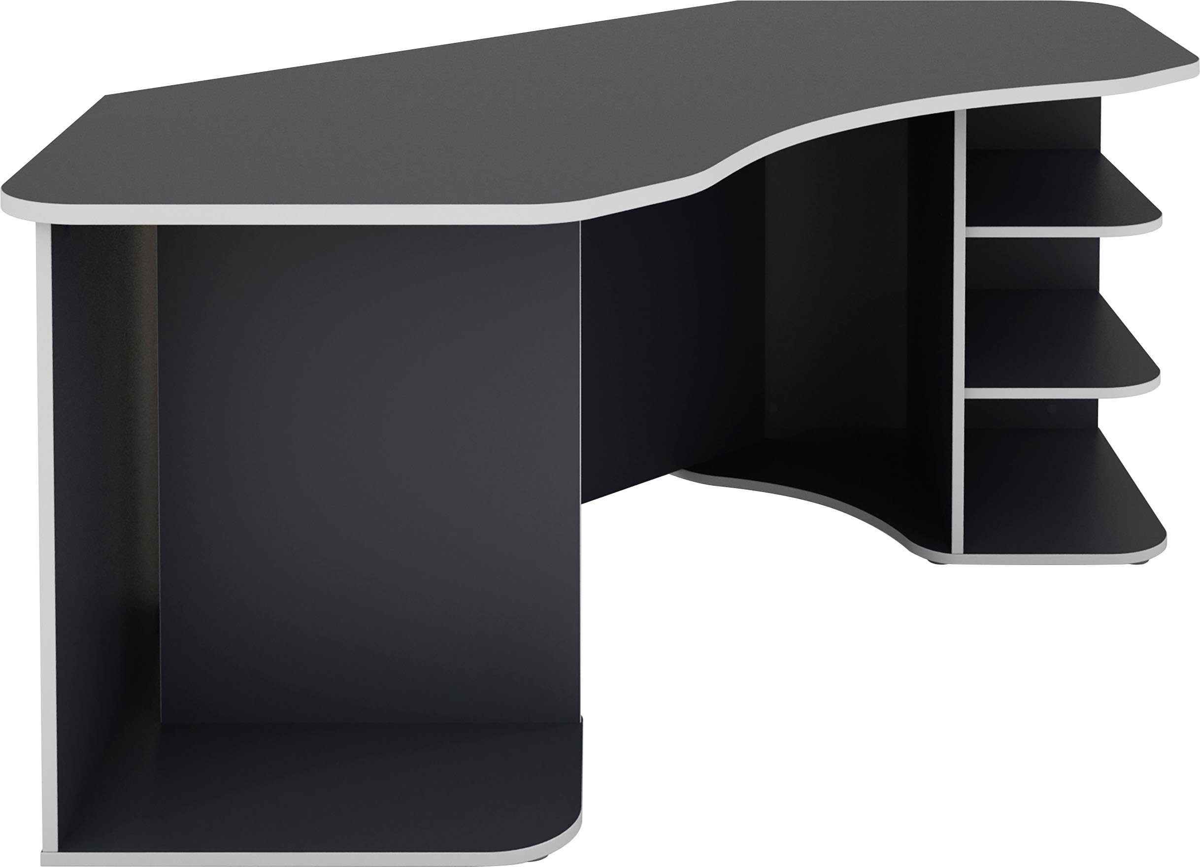 byLIVING Gamingtisch Thanatos, Breite 198 cm, moderner Eckschreibtisch