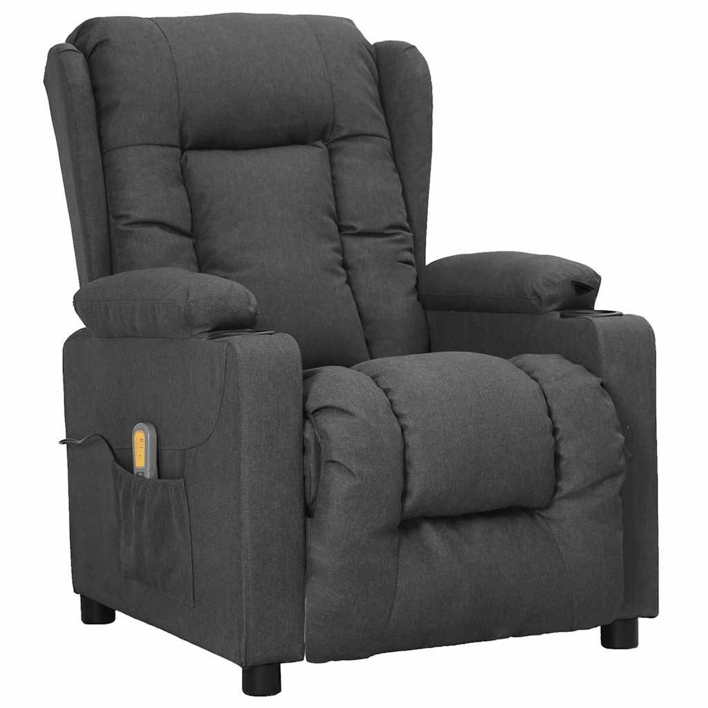 vidaXL Massagesessel Massagesessel mit Aufstehhilfe Dunkelgrau günstig online kaufen