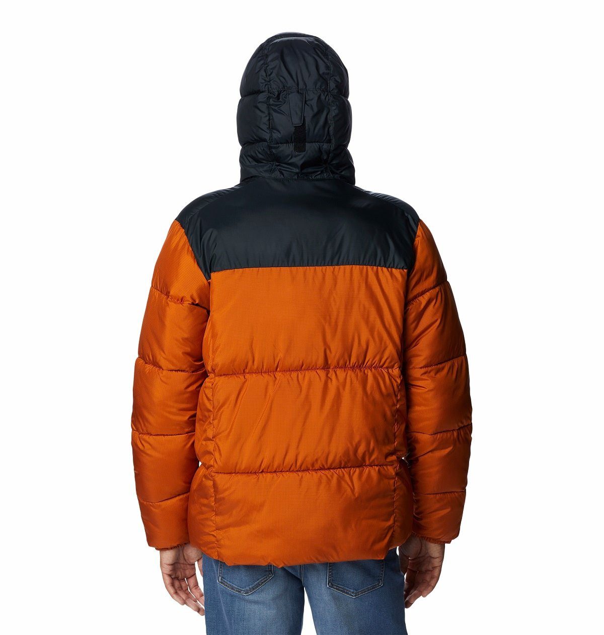 Columbia Winterjacke Puffect mit Kapuze (Thermarator Isolierung, wasserdicht) copper orange