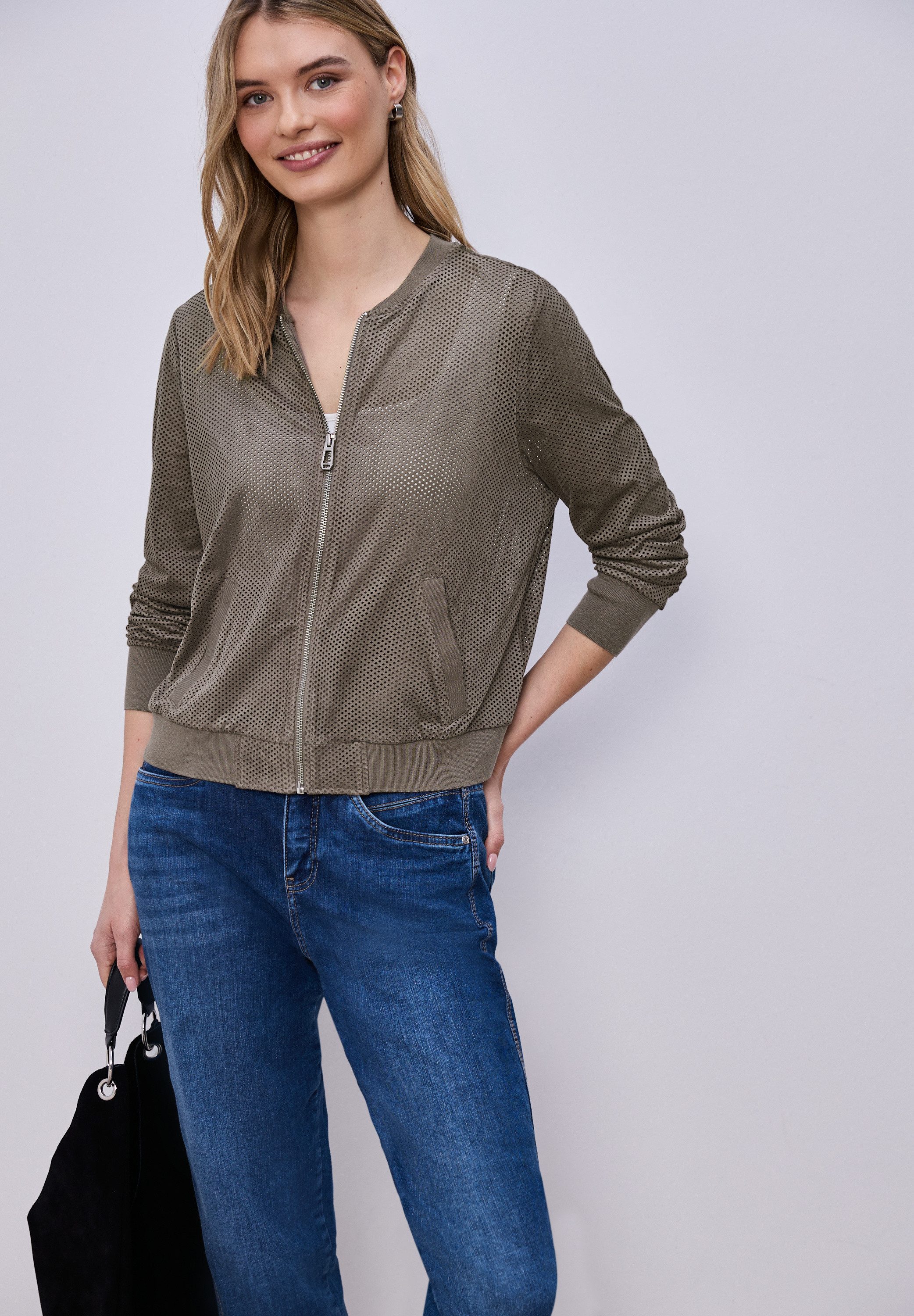 STREET ONE Blouson mit Rippbündchen