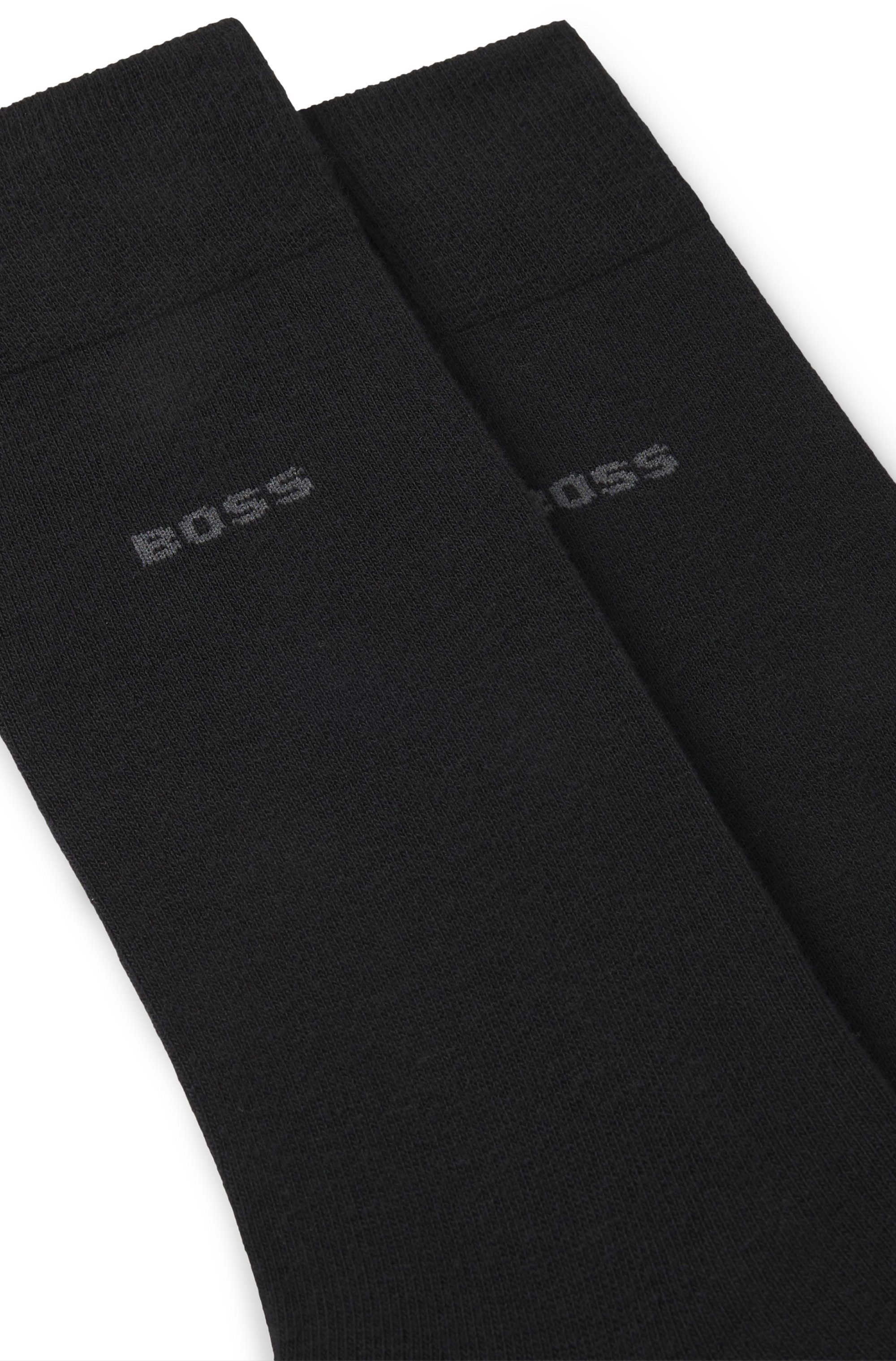 BOSS Businesssocken 2P RS Uni CC (Packung, 2-Paar, 2er) mit Markenlogo