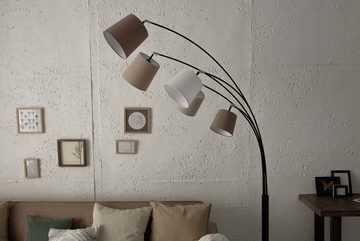 Licht-Erlebnisse Stehlampe DJERE, ohne Leuchtmittel, Design Stehlampe Modern 200cm Wohnzimmer