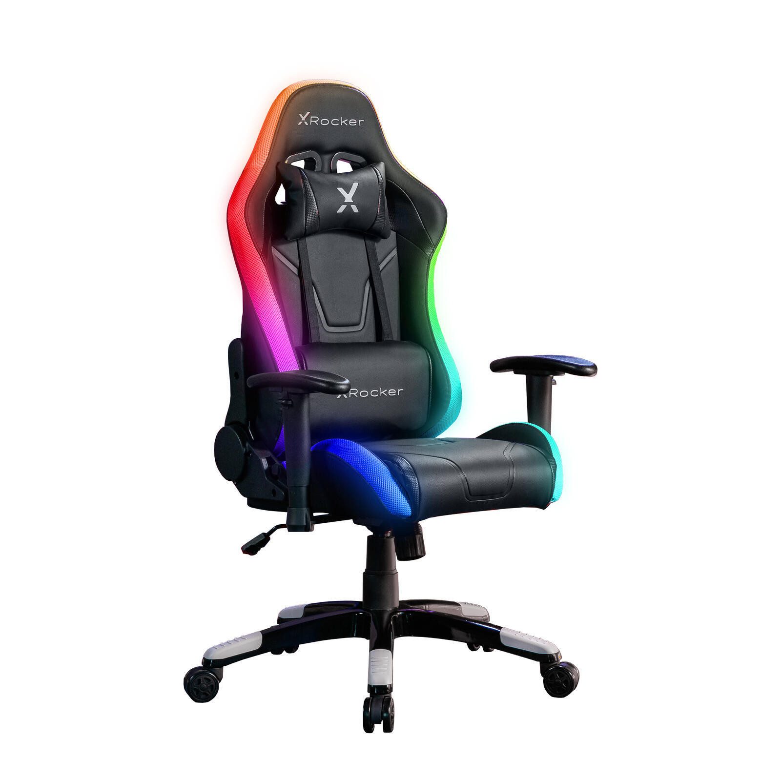 X Rocker Gaming-Stuhl Agility Compact RGB Bürostuhl für Kinder & Teenage