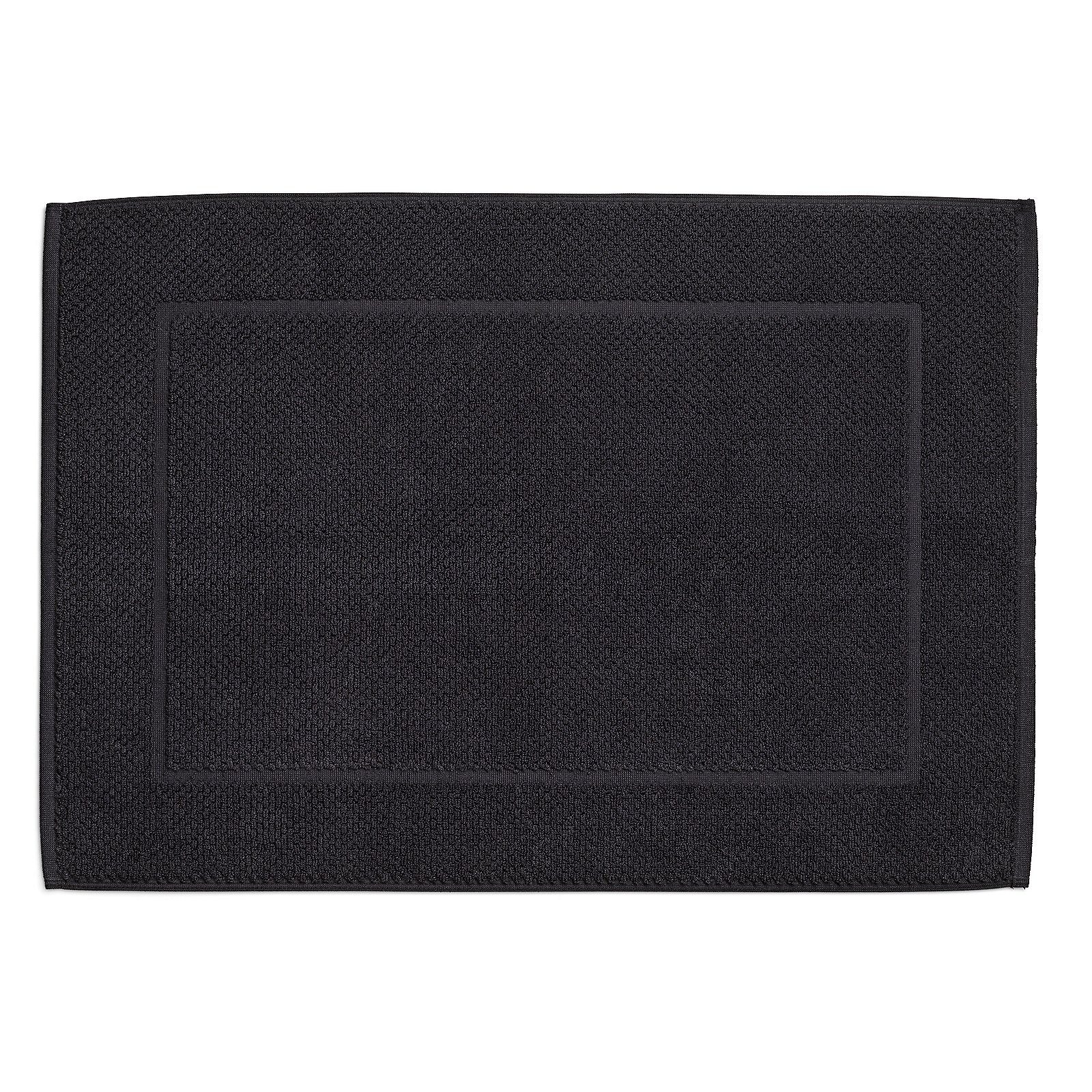 kela Badematte Lavinia 23909, BADVORLEGER, Schwarz, Naturfaser