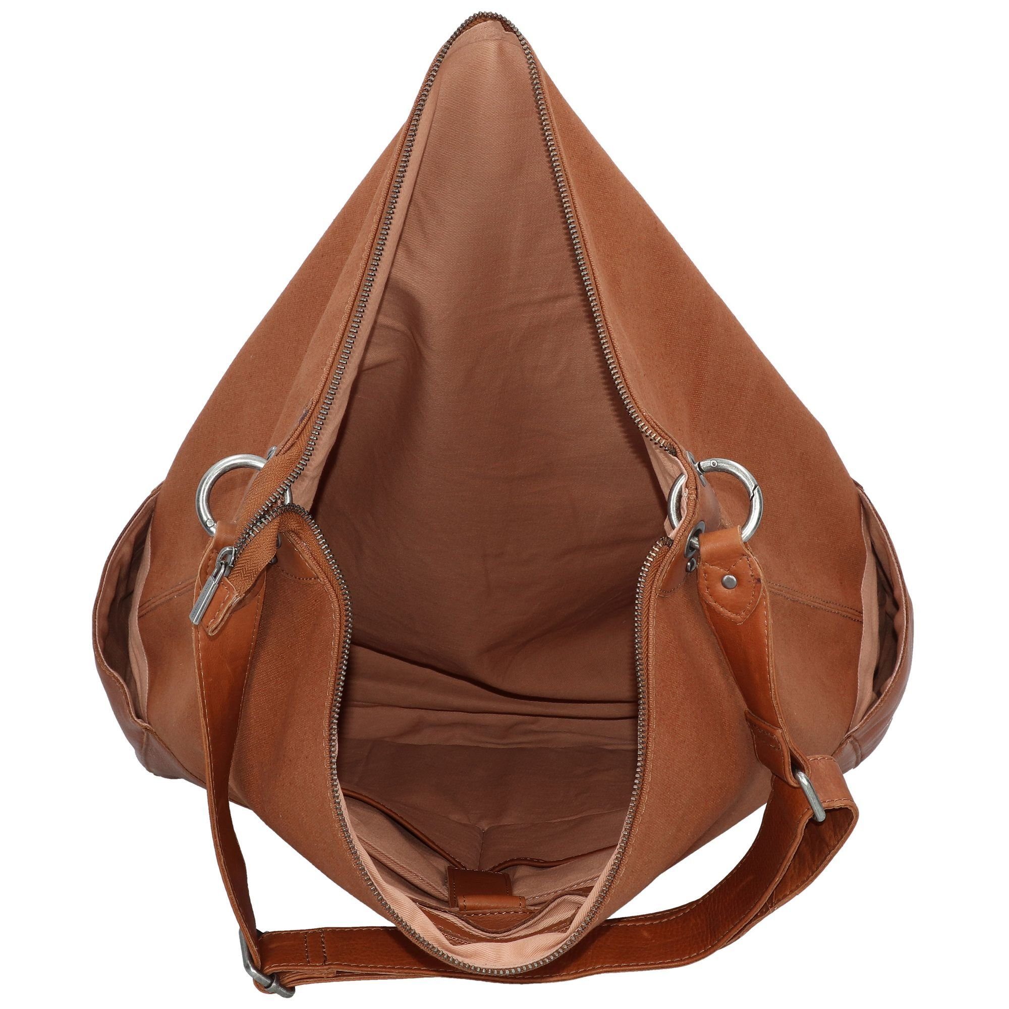 Cowboysbag Lissabon, Canvas Schultertasche