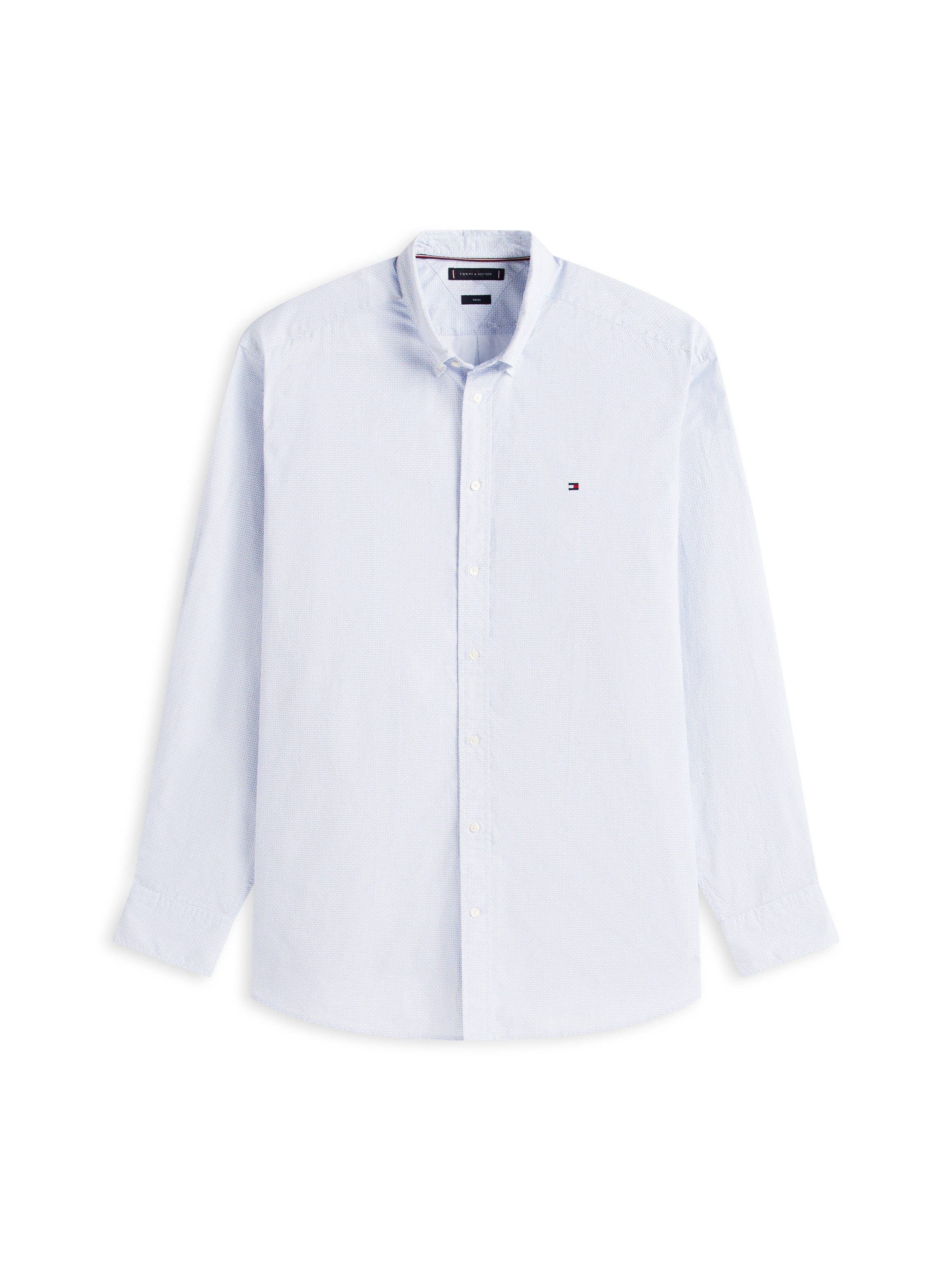 Tommy Hilfiger Big & Tall Langarmhemd BT - FLEX POP FAKESOLID regular fit, Button-down-Kragen, Große Größen – Bild 4 von 5