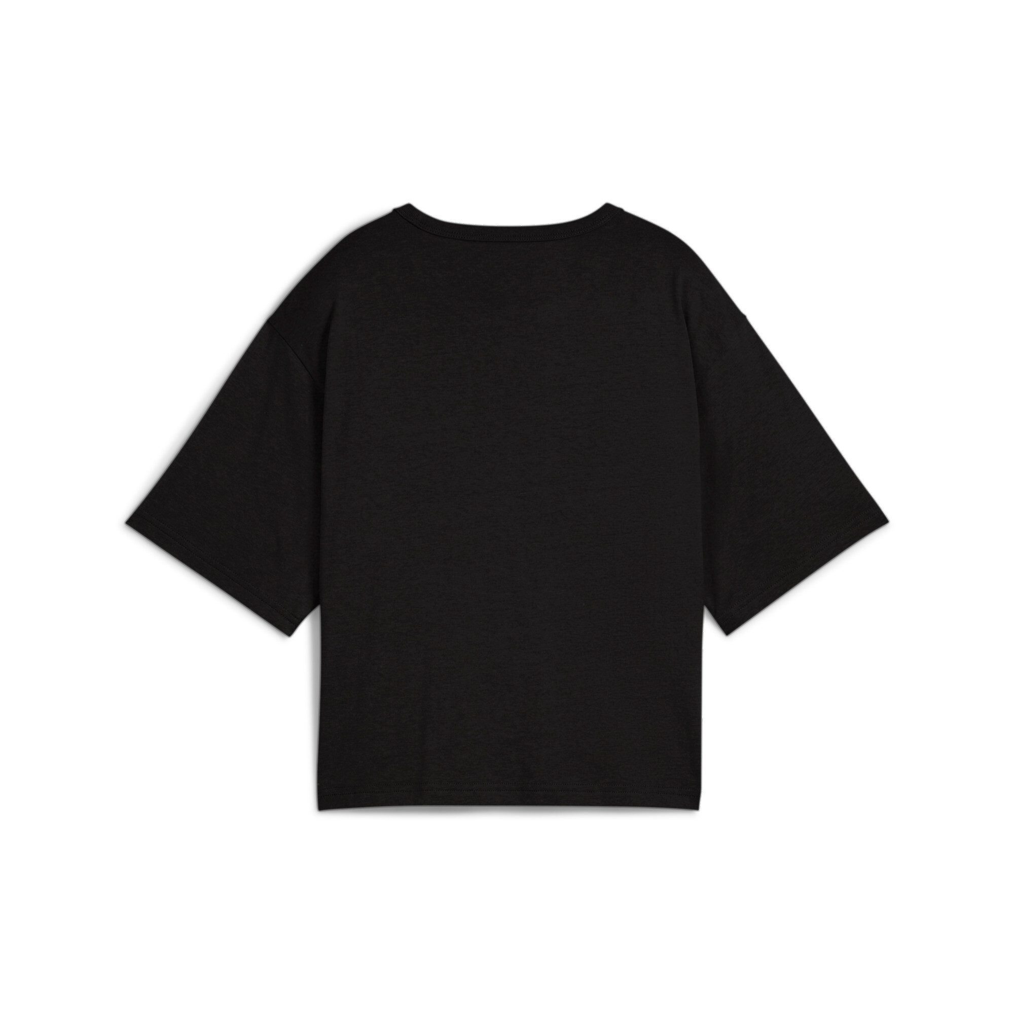 PUMA T-Shirt CLASS RELAXED CROP TEE Rundhalsausschnitt, mit grafischem Gumm günstig online kaufen