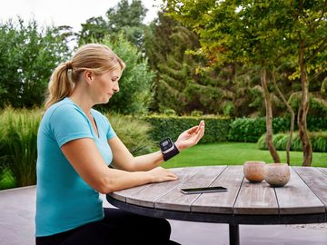 Omron Handgelenk-Blutdruckmessgerät RS3 Intelli IT (HEM-6161T-D), mit Bluetooth-Funktion für zu Hause und unterwegs