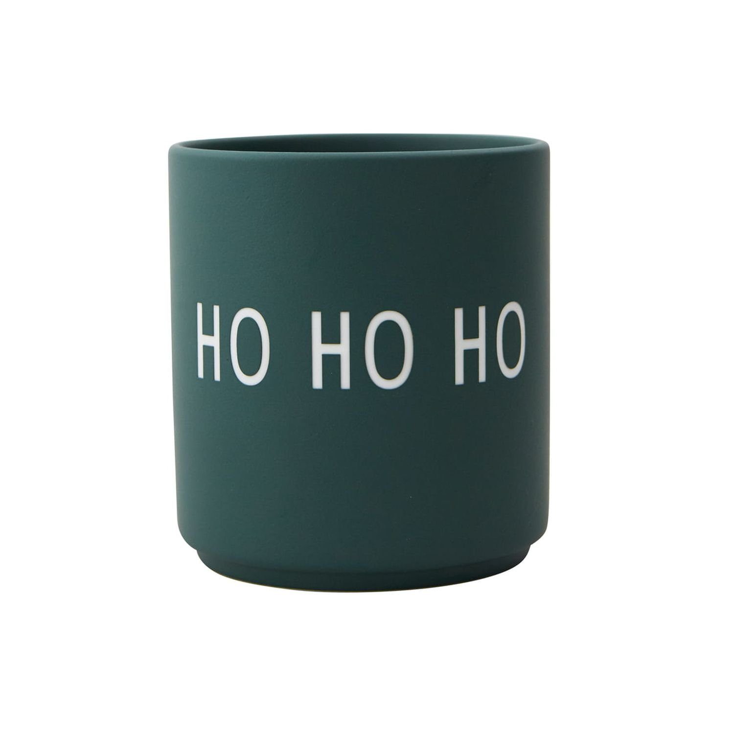 Letters Cup Design Becher Porzellan Favourite HoHoHo,