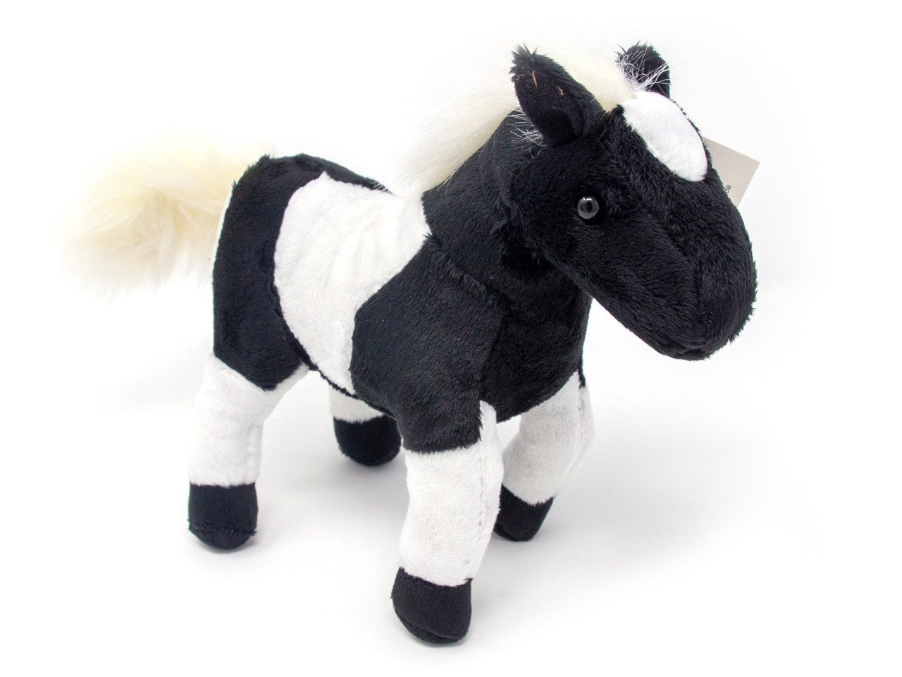 Kuscheltier Cornelissen - Kuscheltier - Western Pferd - schwarz weiß