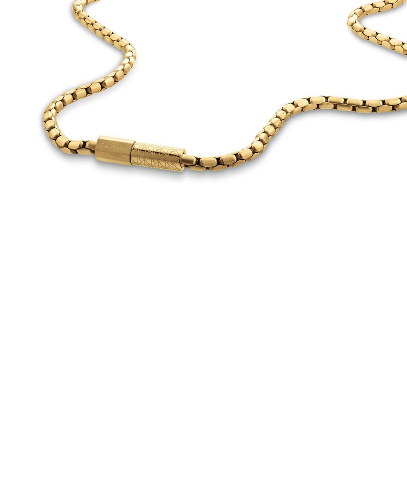 Calvin Klein Edelstahlkette CONTOURED BARREL