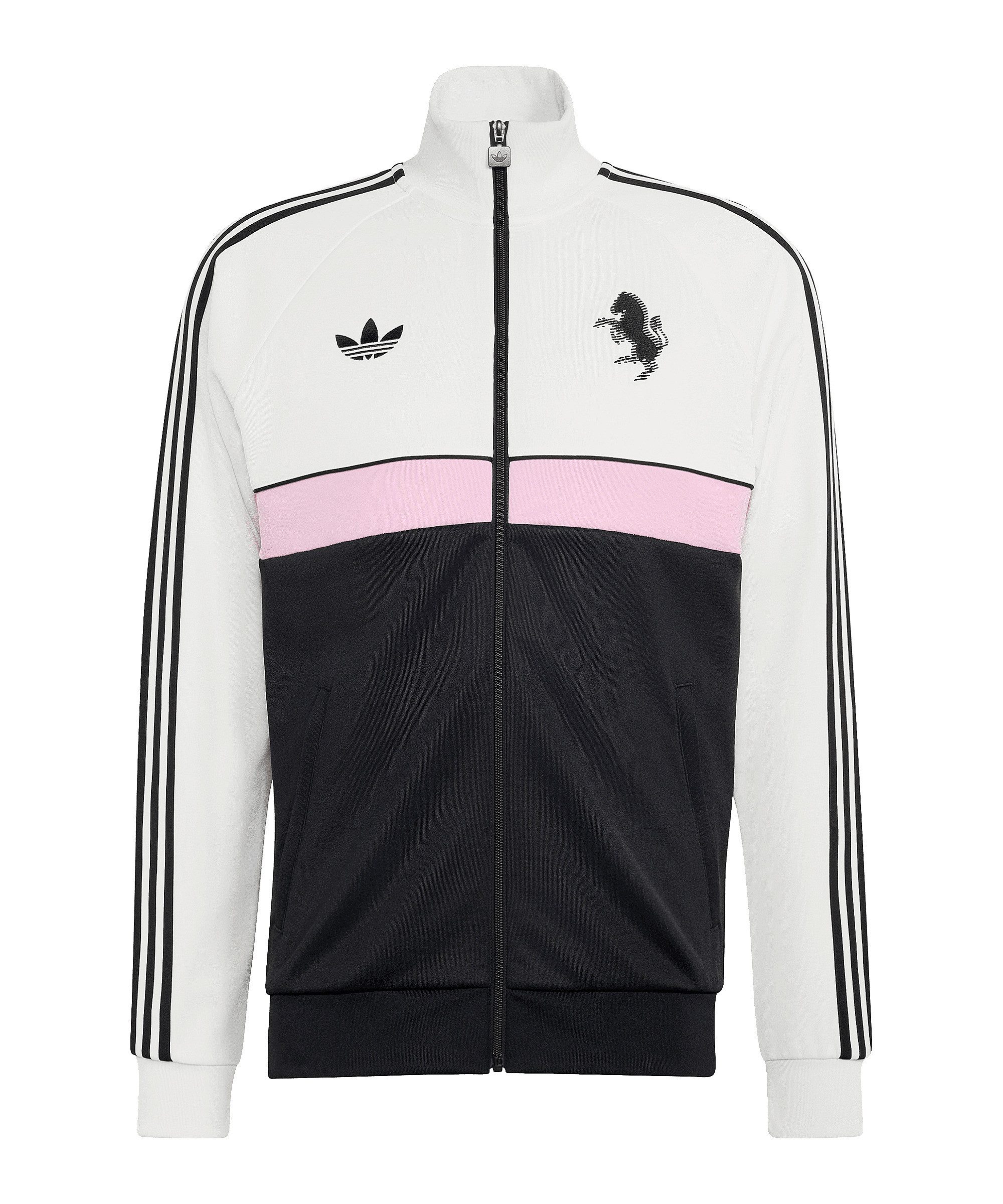 adidas Originals Sweatjacke adidas Originals Juventus Turin Jacke Weiß Polyester