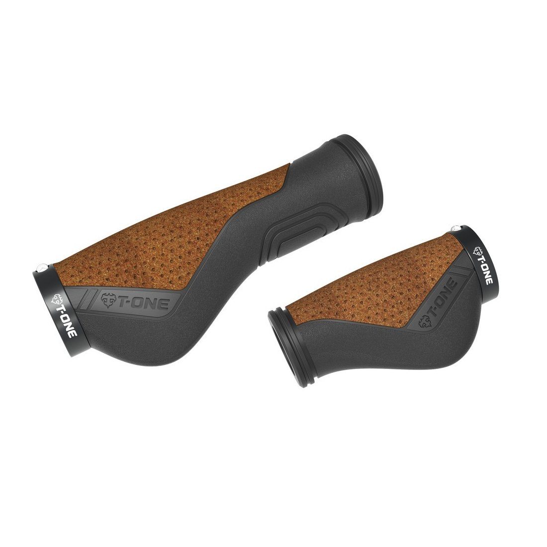 Fahrradlenkergriff Griffe, Kork, 1x Schraubensicherung, 130/90 mm