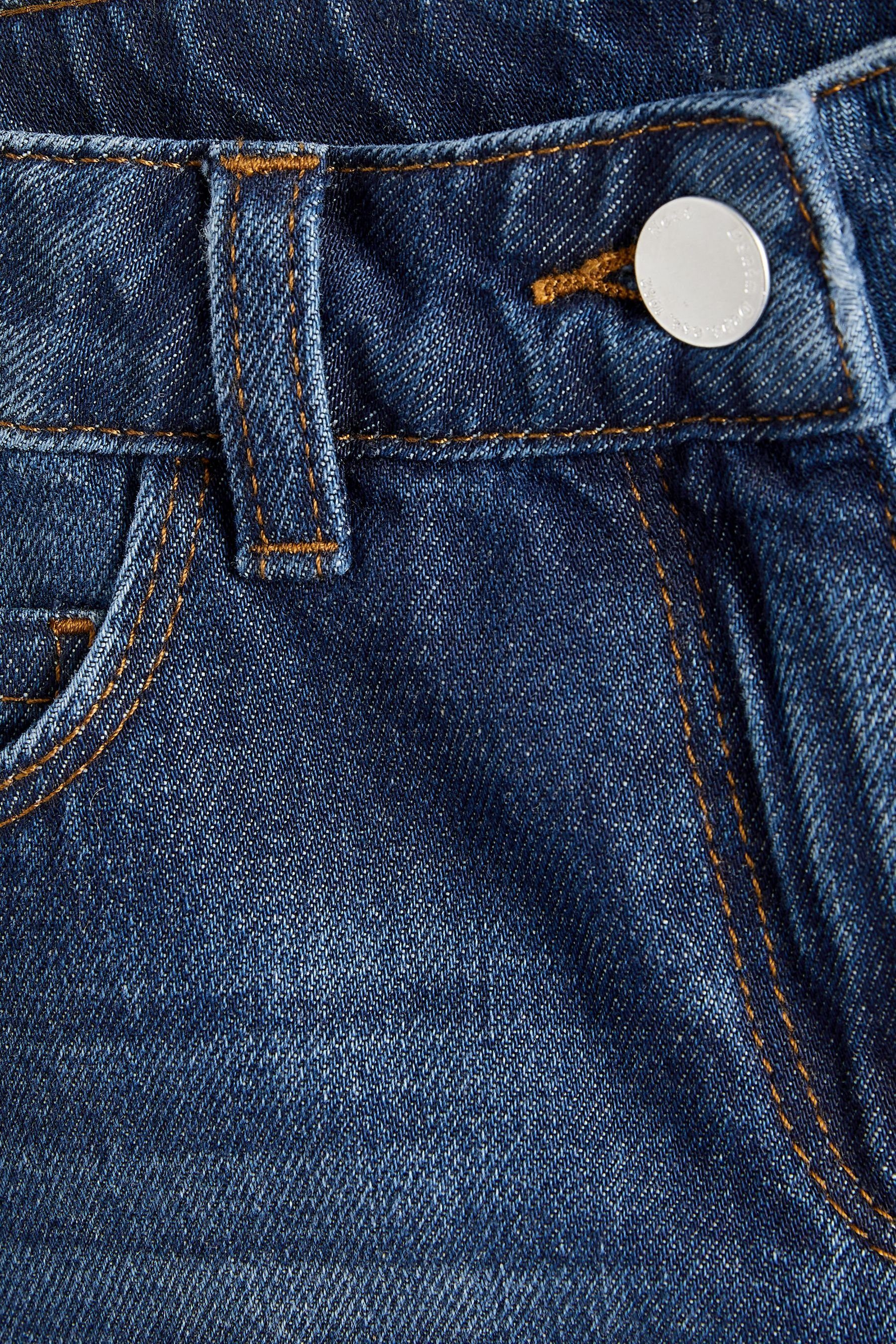 Next Jeansshorts Denim-Shorts mit ausgefranstem Saum, Regular (1-tlg)