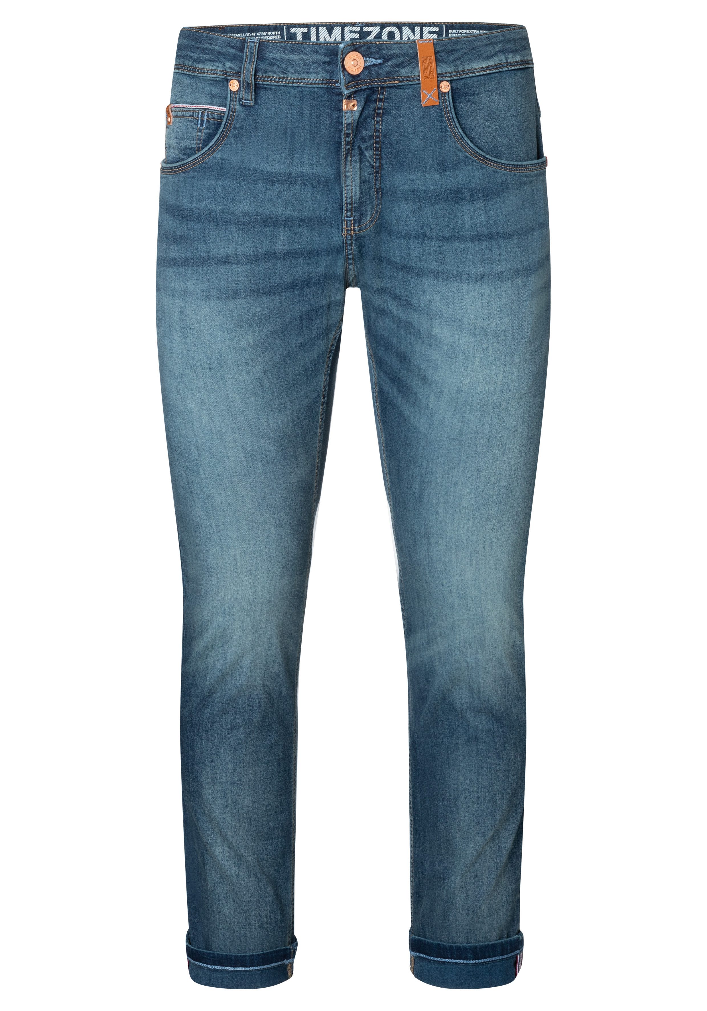 TIMEZONE Herren Jeans SLIM SCOTTTZ - Mid Waist - Slim Fit - Blau günstig online kaufen