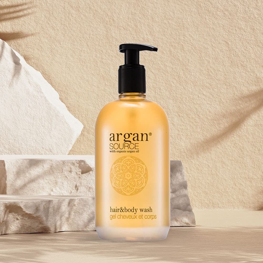 ARGAN SOURCE Haarshampoo ARGAN Source Shampoo Hair & Body 300ml - 20 Stück, 20-tlg., Argan
