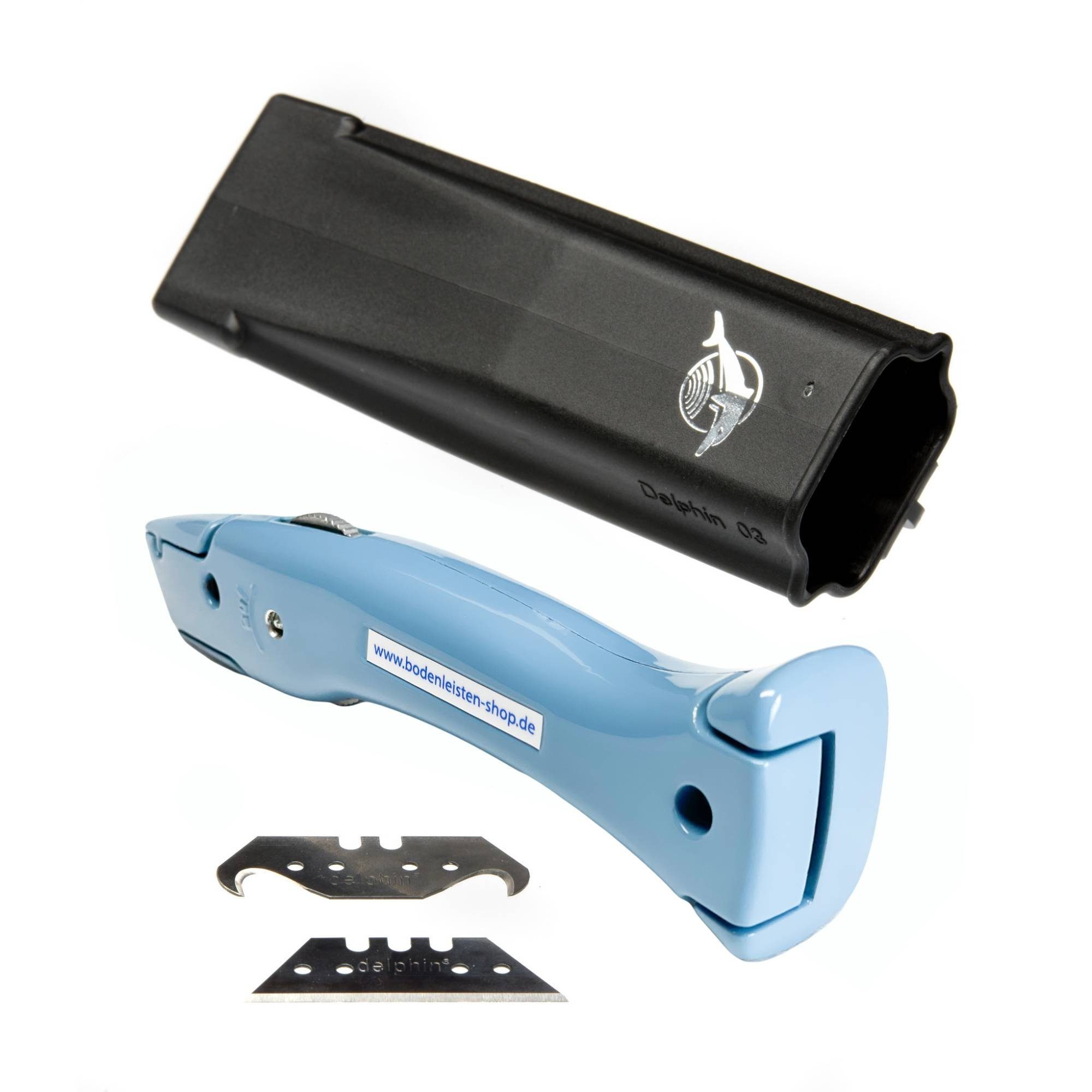 Delphin Cuttermesser Cutter Style-Edition Delphin®-03 Pastellblau Universalmesser