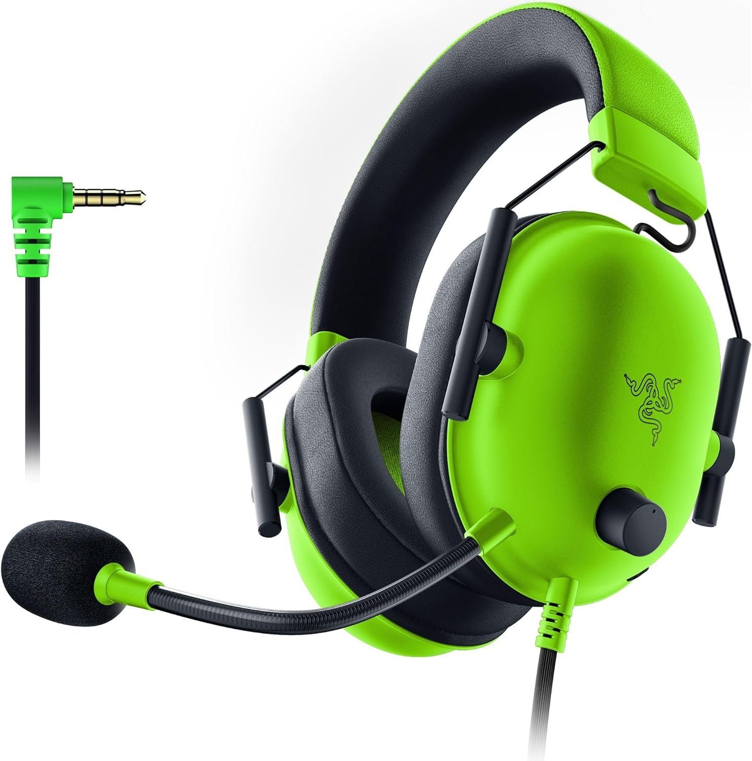 RAZER Gaming-Headset (Nimmt nur die eigene Stimme auf, Mit Kabel, kabelgebundenes Esports-Headset (Triforce 50mm Treiber, Erweiterte)