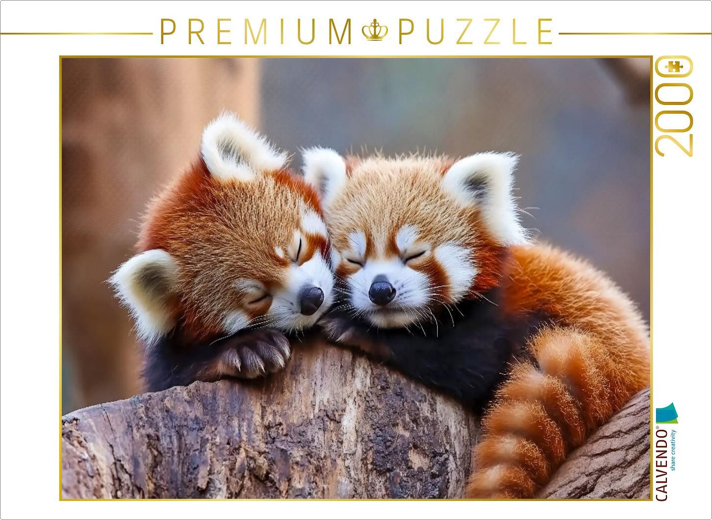 CALVENDO Puzzle CALVENDO Puzzle Rote Panda, 2000 Teile Lege-Größe 90x67cm Foto-Puzzle, 2000 Puzzleteile