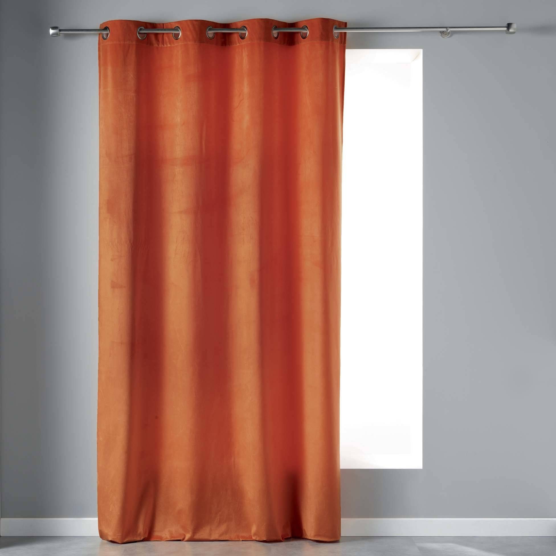 Vorhang, Douceur d'intérieur, (1 St), modern Terrakotta