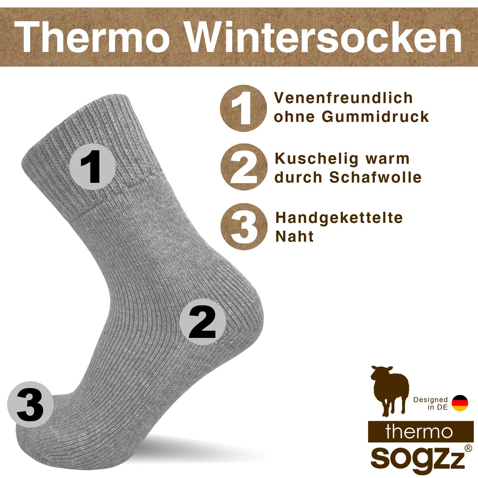 sogzz Thermosocken 2 Paar aus Premium günstig online kaufen