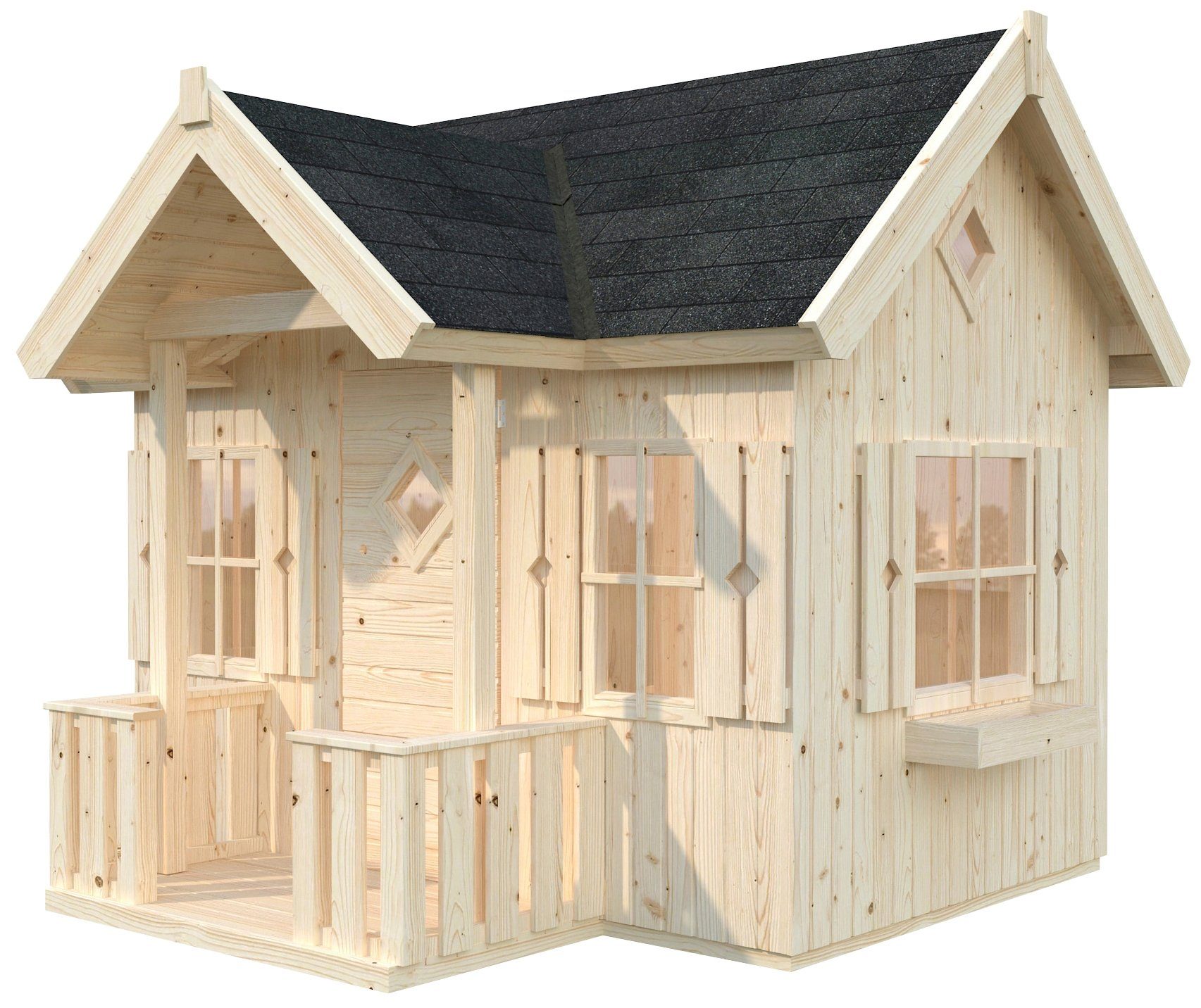 Palmako Spielhaus Jennie 3,6 m², mit Terrasse