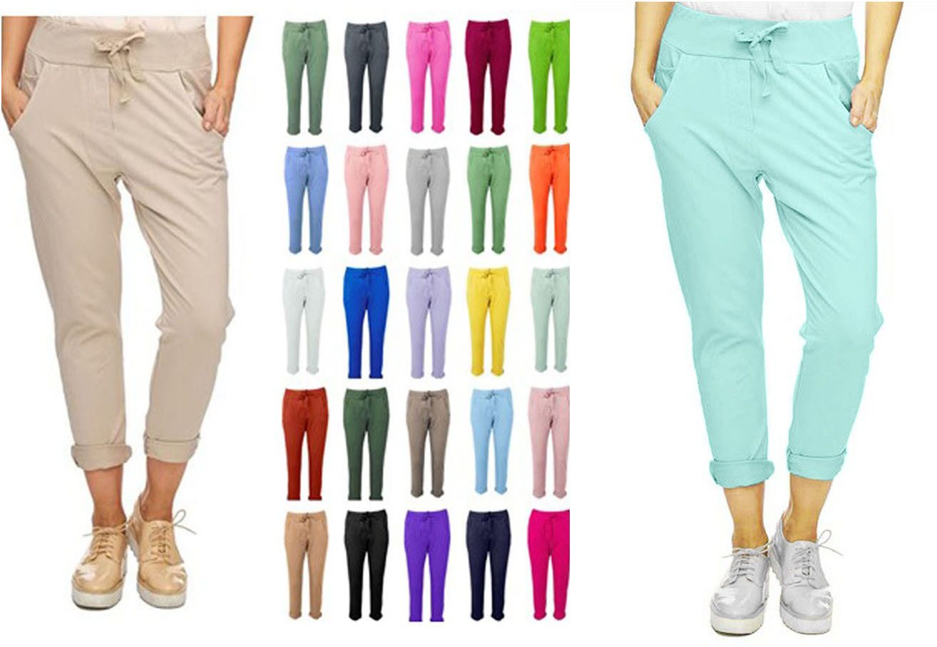 Wendy Trendy Jogger Pants Damen Jogger Hose Baggy in vielen verschiedenen F günstig online kaufen