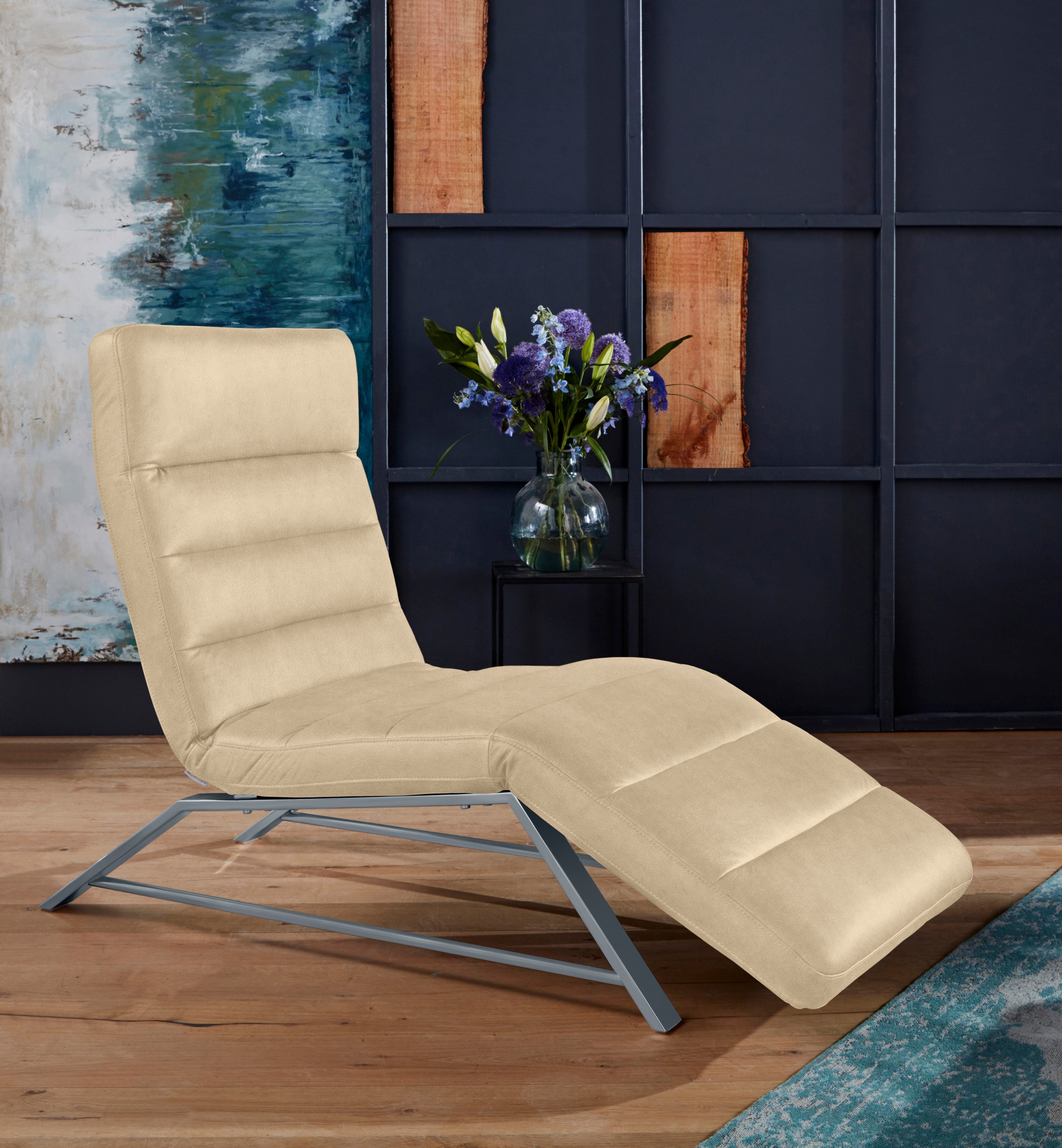 W.SCHILLIG Relaxliege daily dreams, Funktionsliege wahlweise mit Motor, Gestell matt, Breite 75 cm