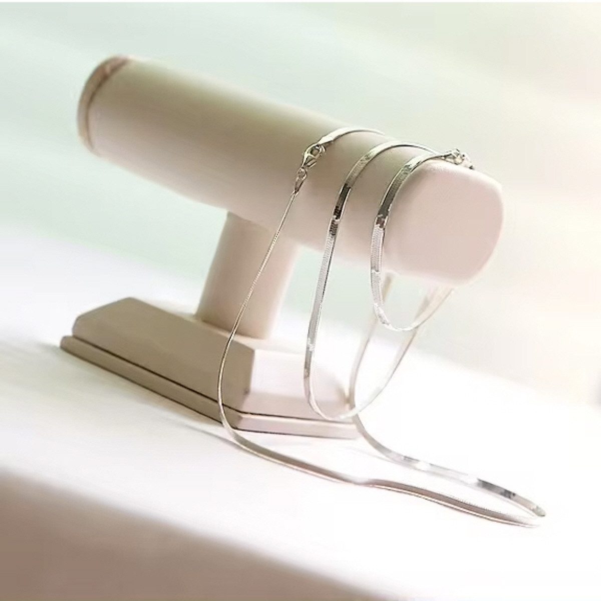 ELLAWIL Ketten und Armband Set Silber Kette Armband Damenkette Halskette Sc günstig online kaufen