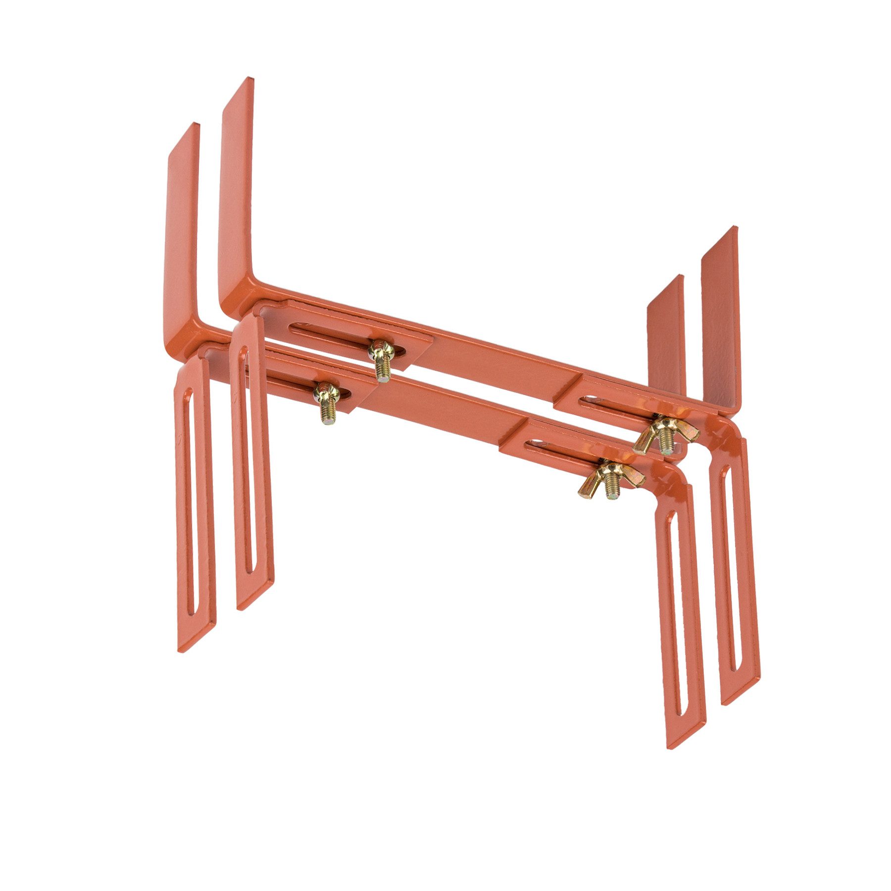 BigDean Blumenkastenhalter Standard H-Form Kasten Halter Balkonkastenhalter, bis 20 kg belastbar, Werkzeugfrei Verstellbar, Set, 1-St., Kastenhalter H-Form, Blumenkastenhalter H-Form, Brüstungen, Mauer oder Geländer