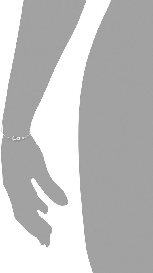 Amor Armband Sterne, mit Zirkonia (synth)