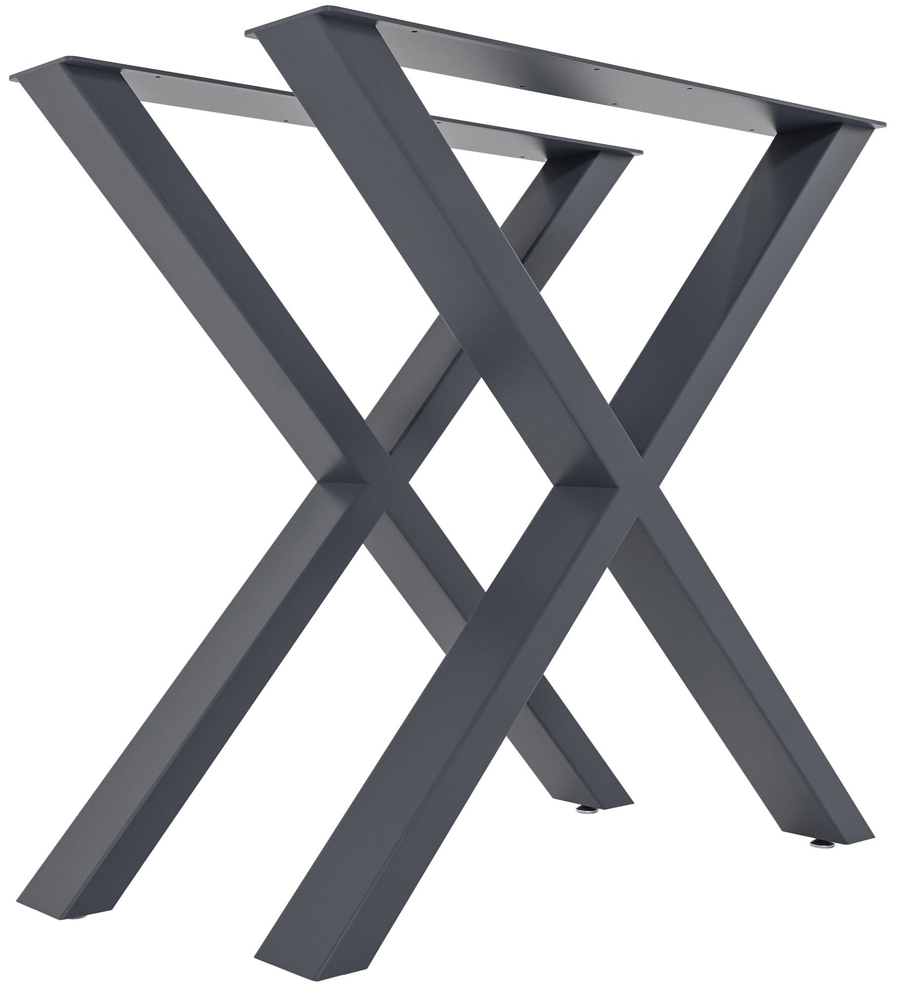 CLP Schreibtisch Tischbeine Swift, Vierkantprofil, Metall, günstig online kaufen