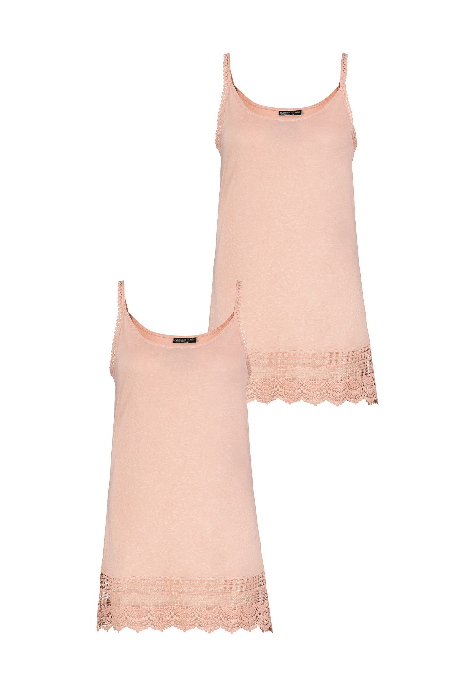Eight2Nine Shirtkleid 2er-Set Spaghetti Top mit günstig online kaufen