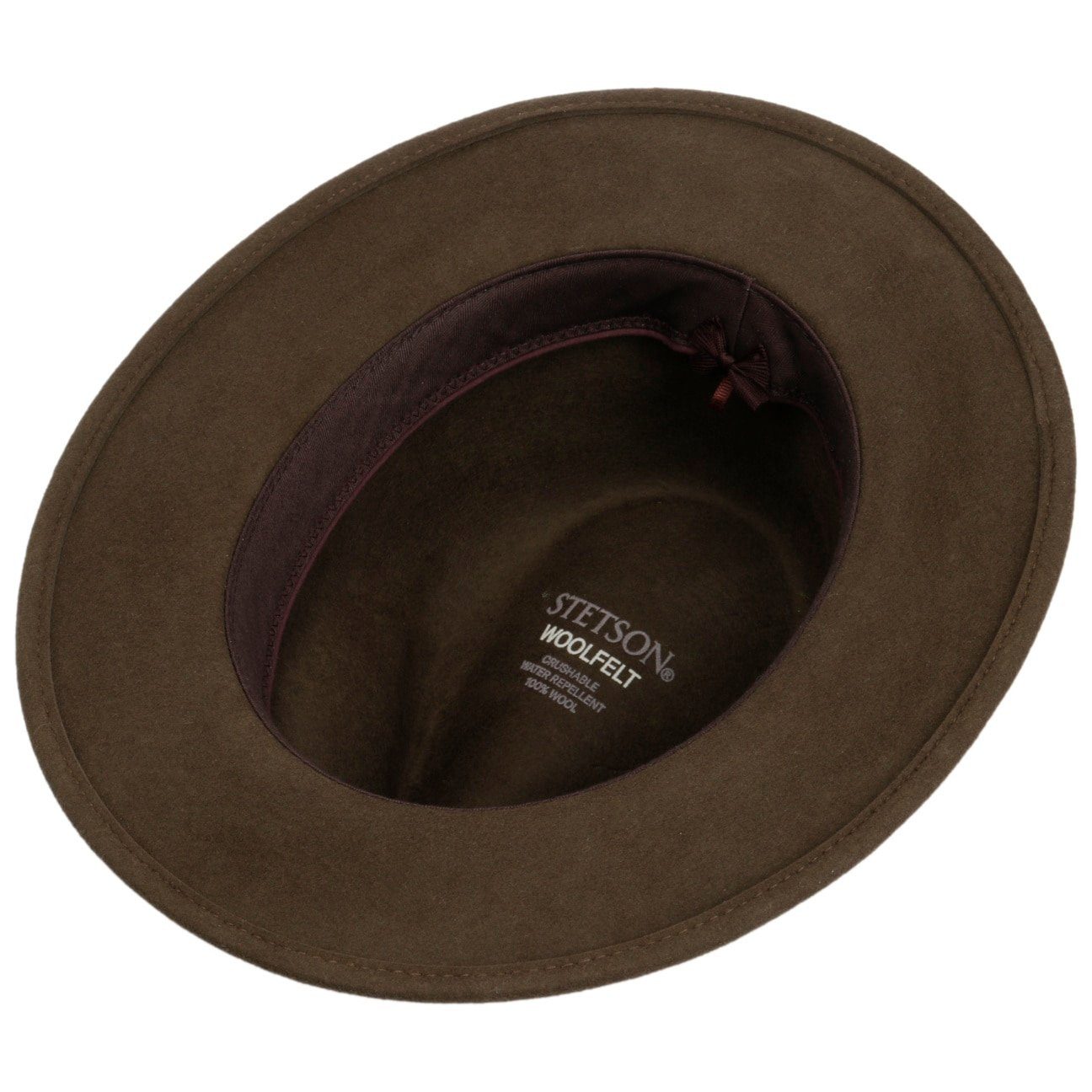 Stetson Filzhut (1-St) Wollfilzhut mit Lederband