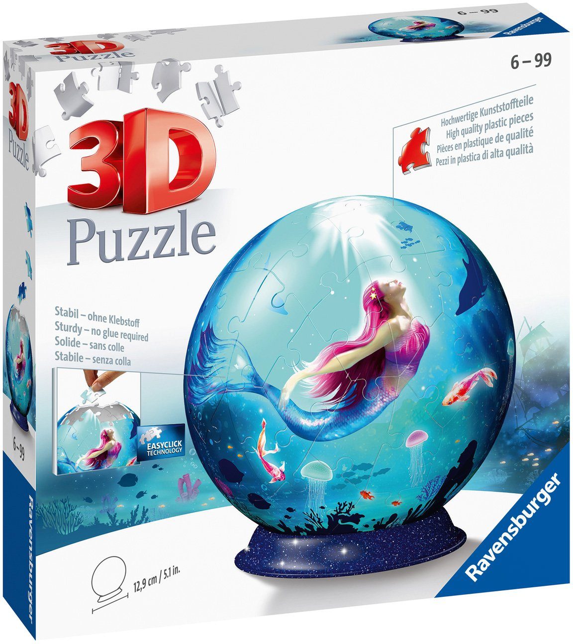 Ravensburger Puzzleball Bezaubernde Meerjungfrauen, 72 Puzzleteile, günstig online kaufen