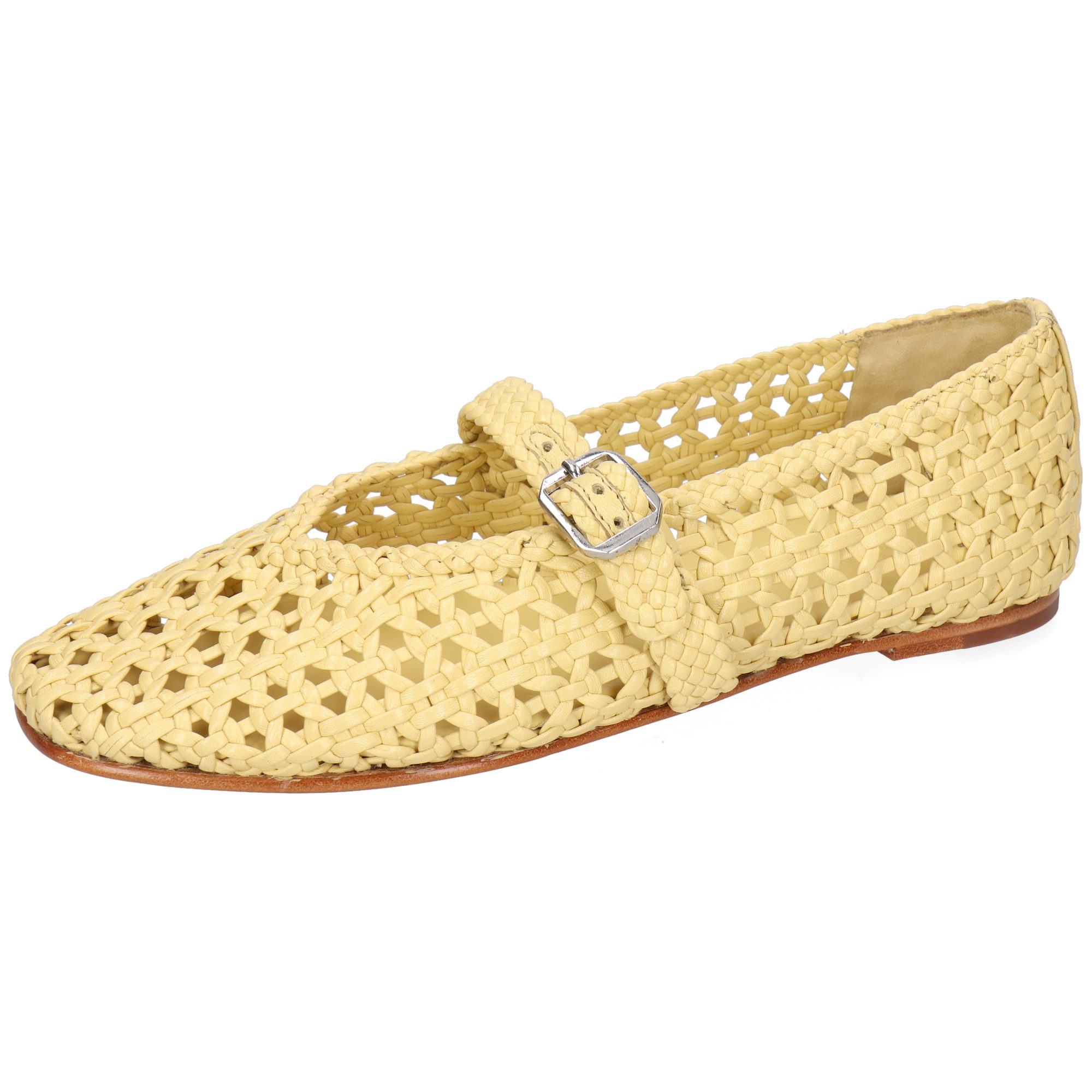 Bexley 4 Leder-Geflochtene Schuhe für Damen Ballerina
