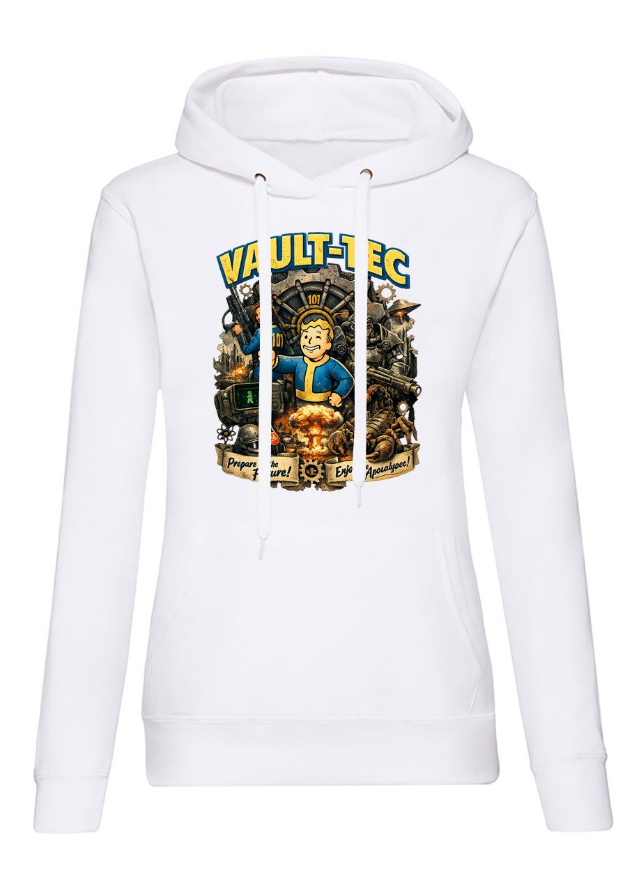 Blondie & Brownie Hoodie Damen Hoodie VaultTec Game Print Kapuzenpullover Streetwear Damen Hoodie VaultTec Game Print Kapuzenpullover Streetwear