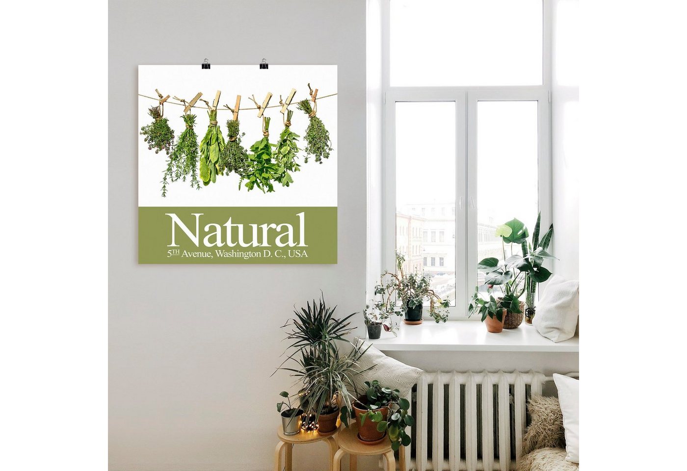 Artland Wandbild »Natürlich«, Pflanzen (1 Stück), in vielen Größen & Produktarten -Leinwandbild, Poster, Wandaufkleber / Wandtattoo auch für Badezimmer geeignet-kaufen
