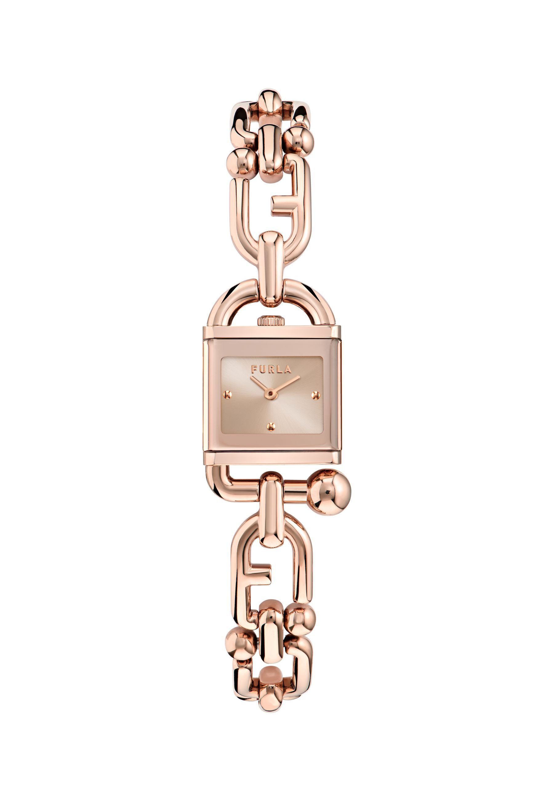 Furla Quarzuhr FURLA MIANUVOLA SQUARE, (1-tlg., Not a set – not applicable to this product), Quarz Analog